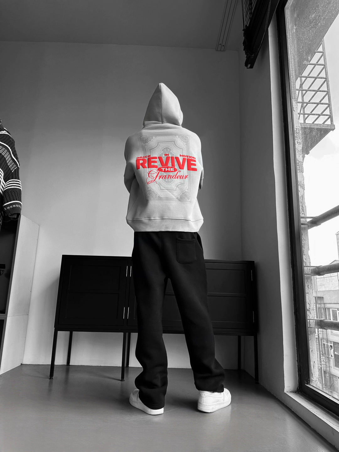 Oversize Revive Hoodie - Grey