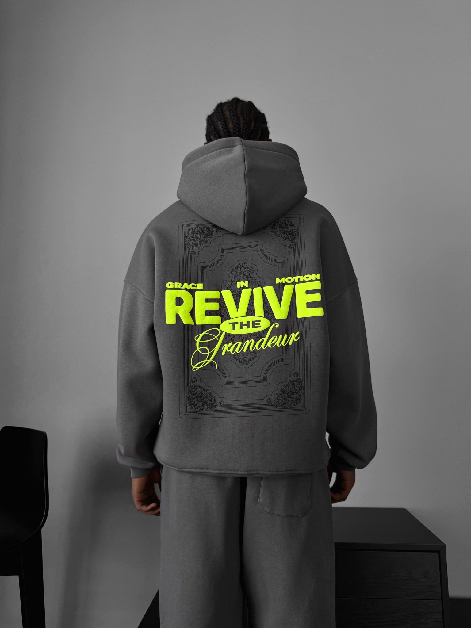 Oversize Revive Hoodie - Anthracite