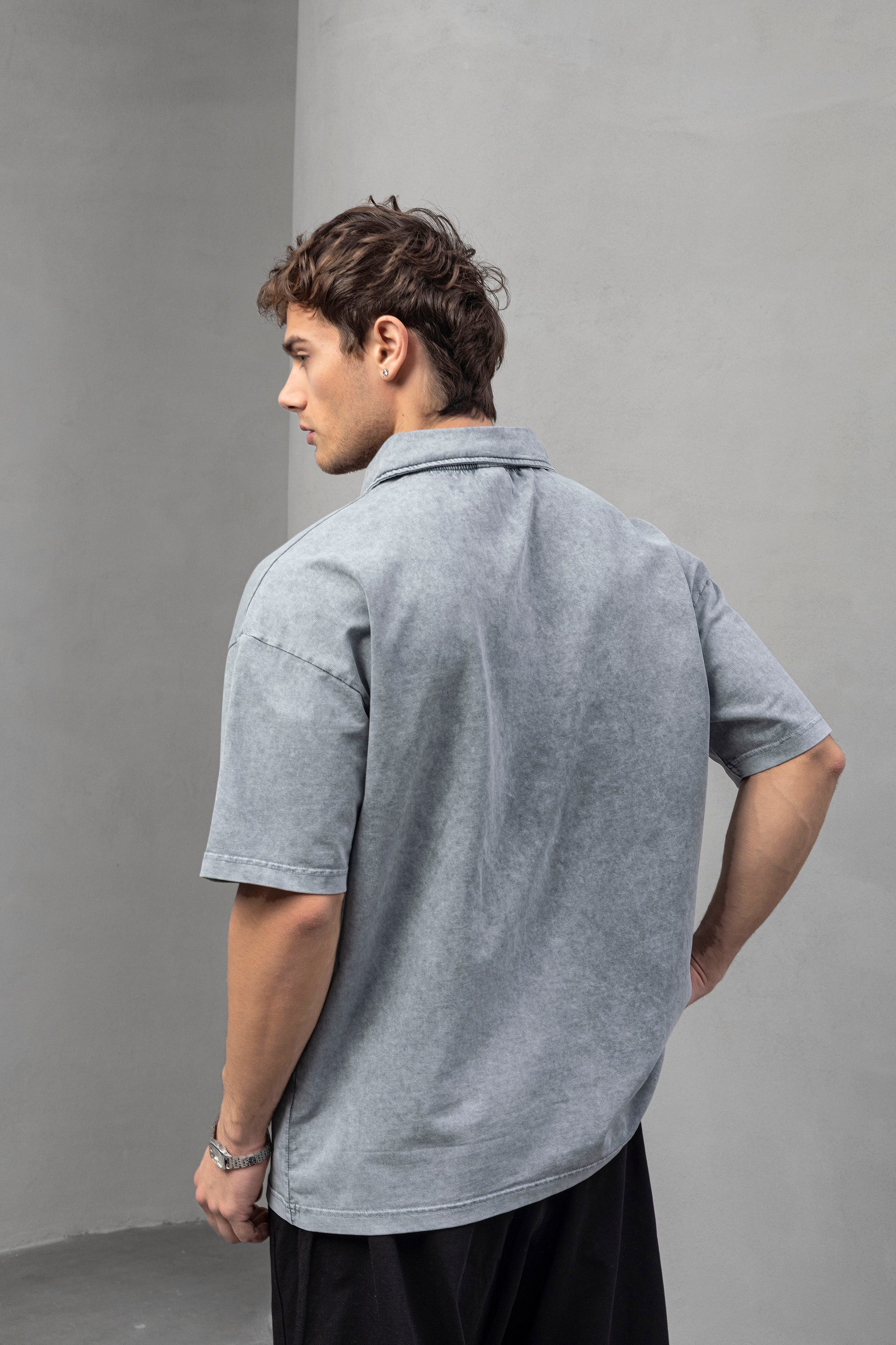 Dusty Mauve Oversized T-Shirt – Relaxed Fit, Street Casual Style