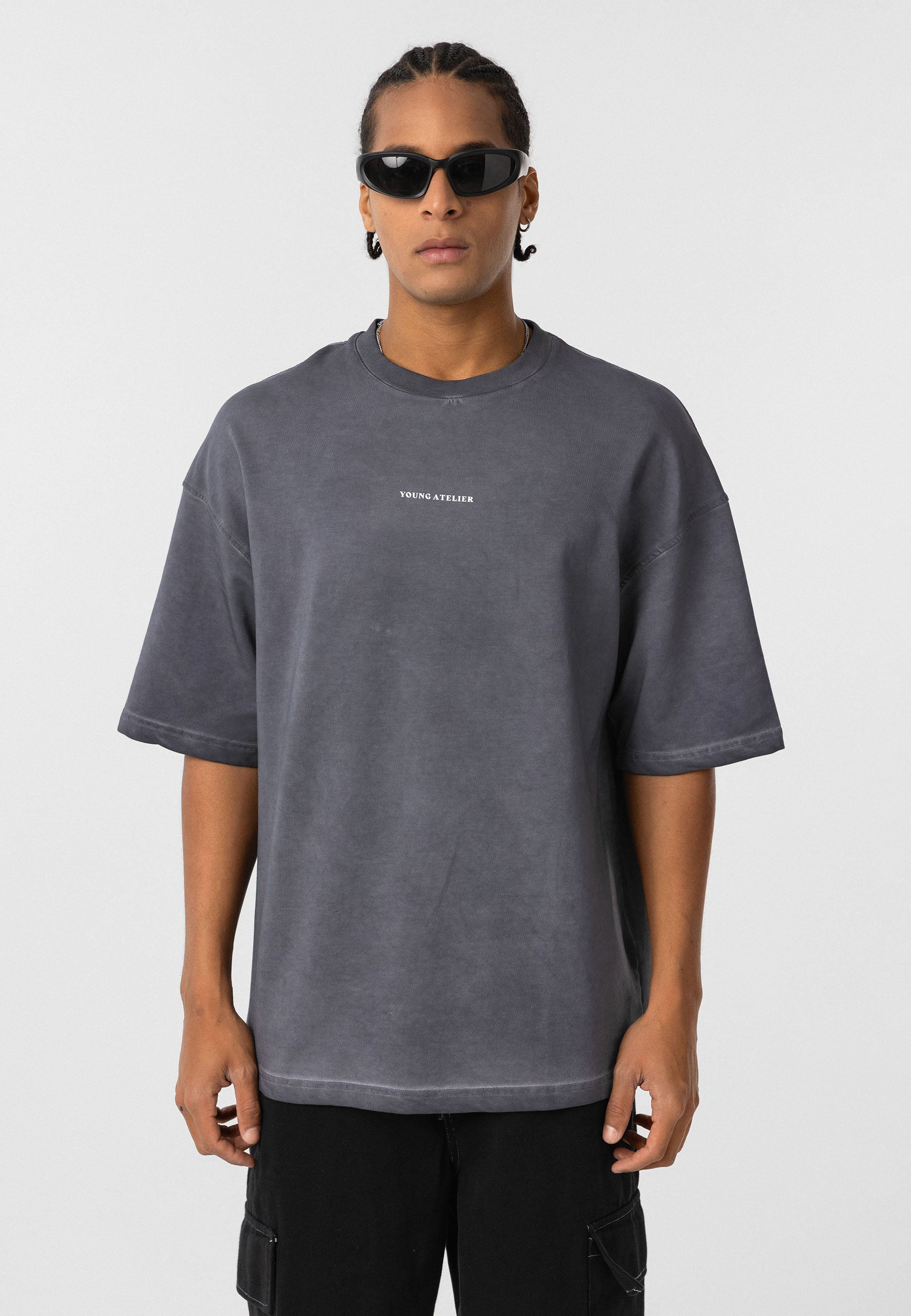 Oversized Washed Graphic T–shirts Clean Lines & Urban Texture