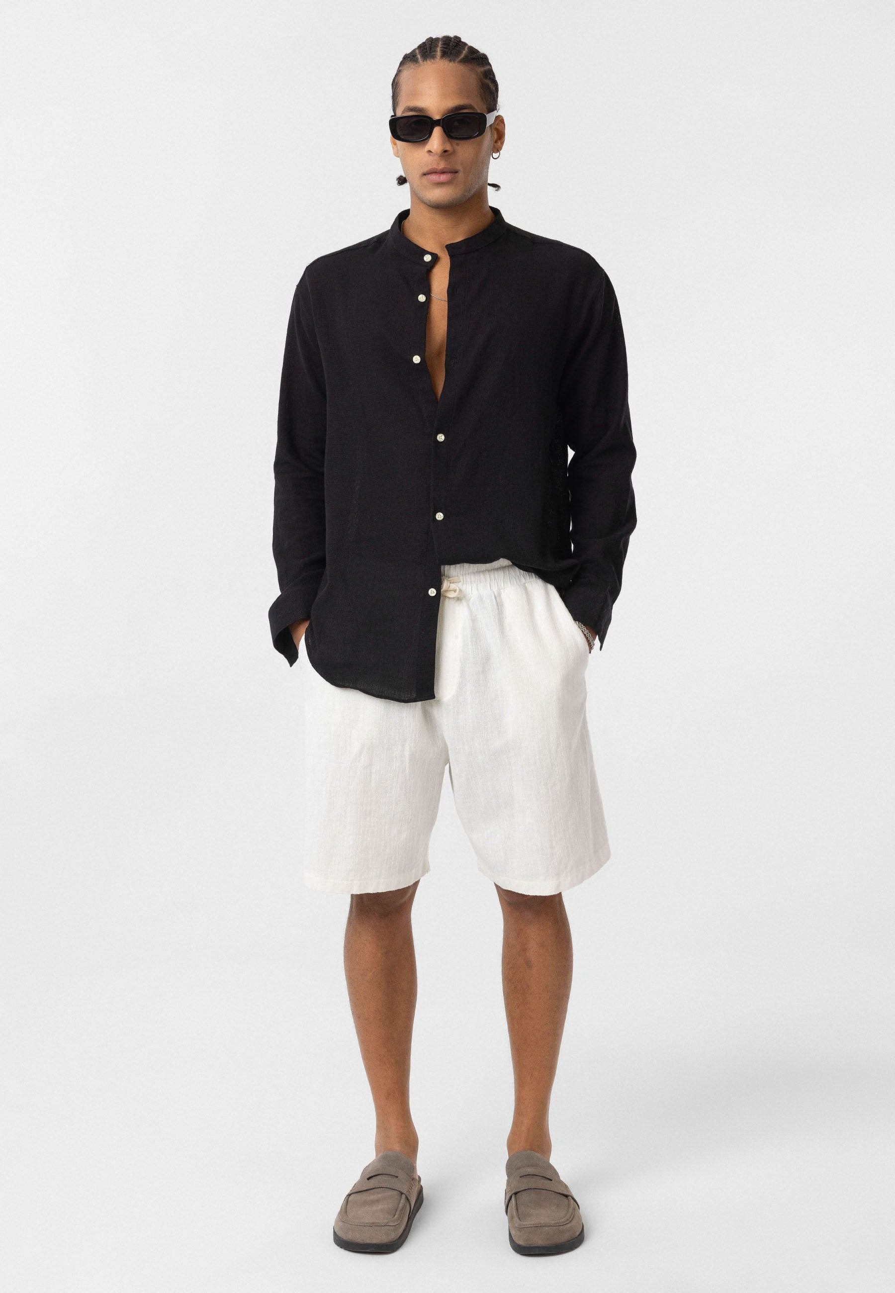 Black Linen Shirt – Lightweight Comfort with Minimal Style
