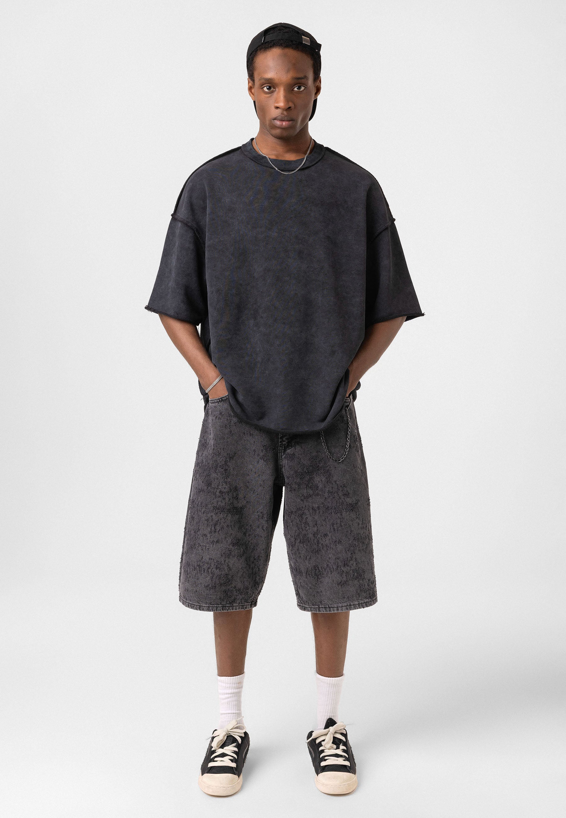 Oversized Washed T- shirts Relaxed Silhouette, Soft Texture
