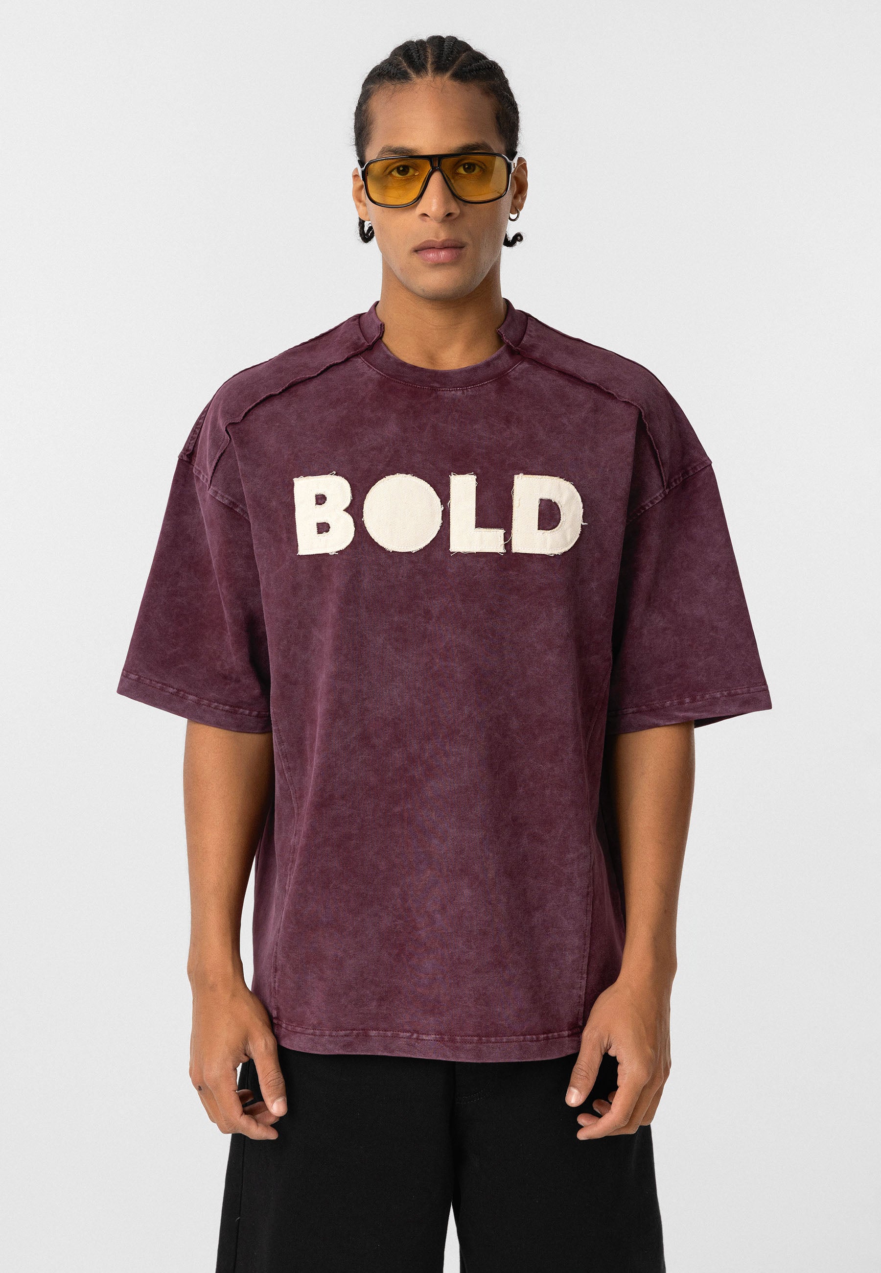 Oversized Washed Print T-shirts – Bold Front Graphic with Soft-Lived Texture