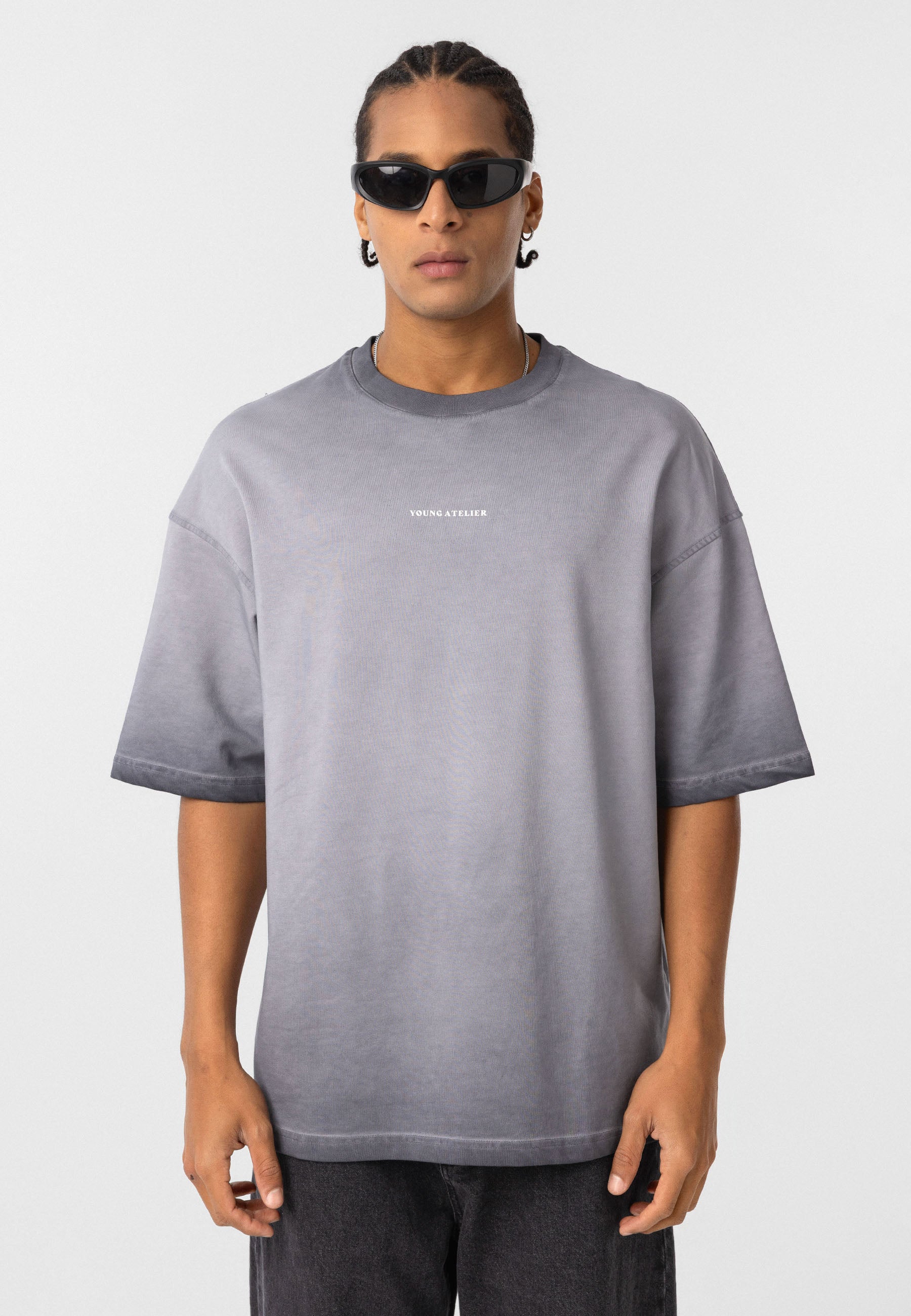 Oversized Washed Graphic T–shirts Clean Lines & Urban Texture