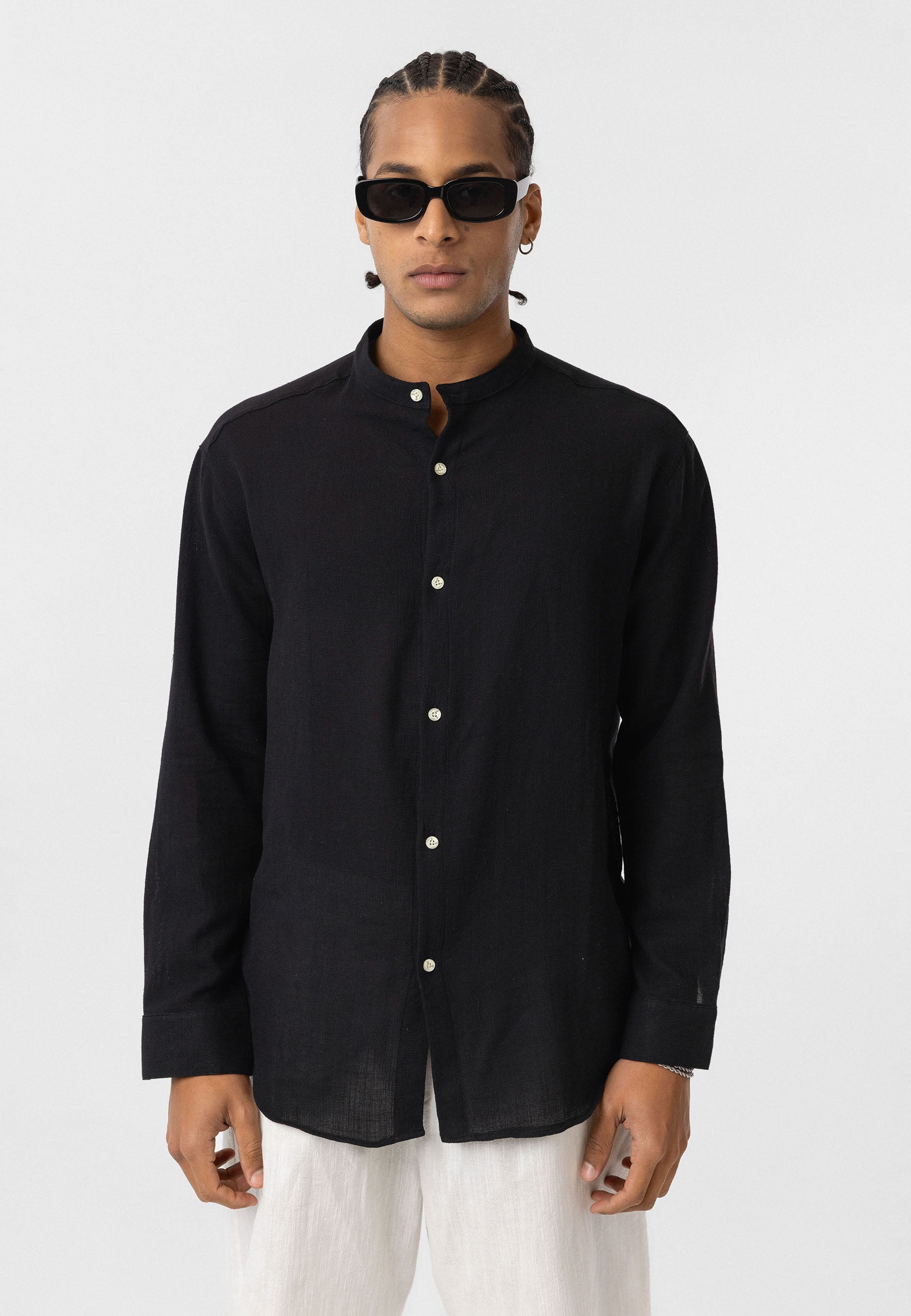 Black Linen Shirt – Lightweight Comfort with Minimal Style