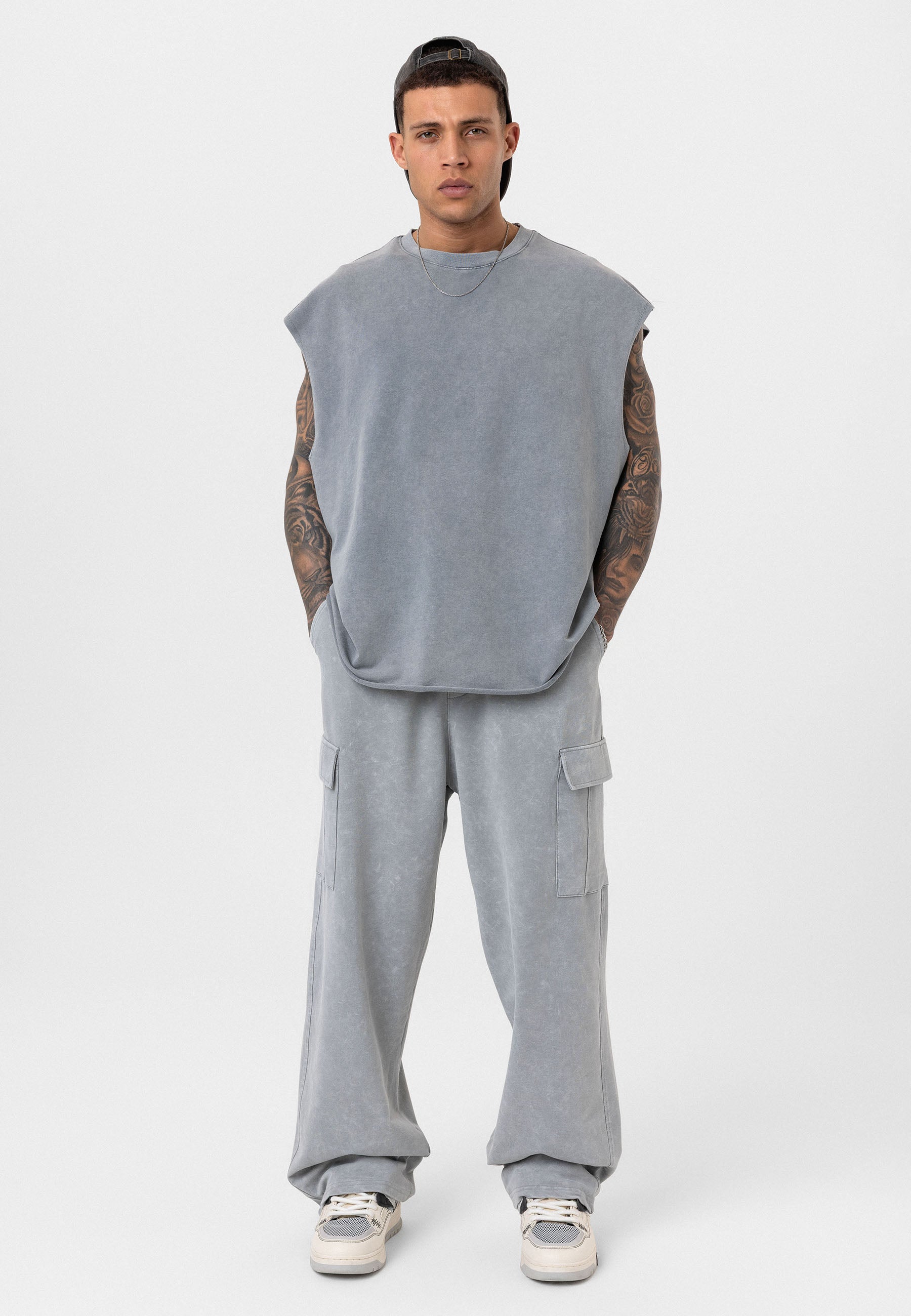 Oversized Graphic Pants – Bold Visuals with Vintage-Washed Appeal