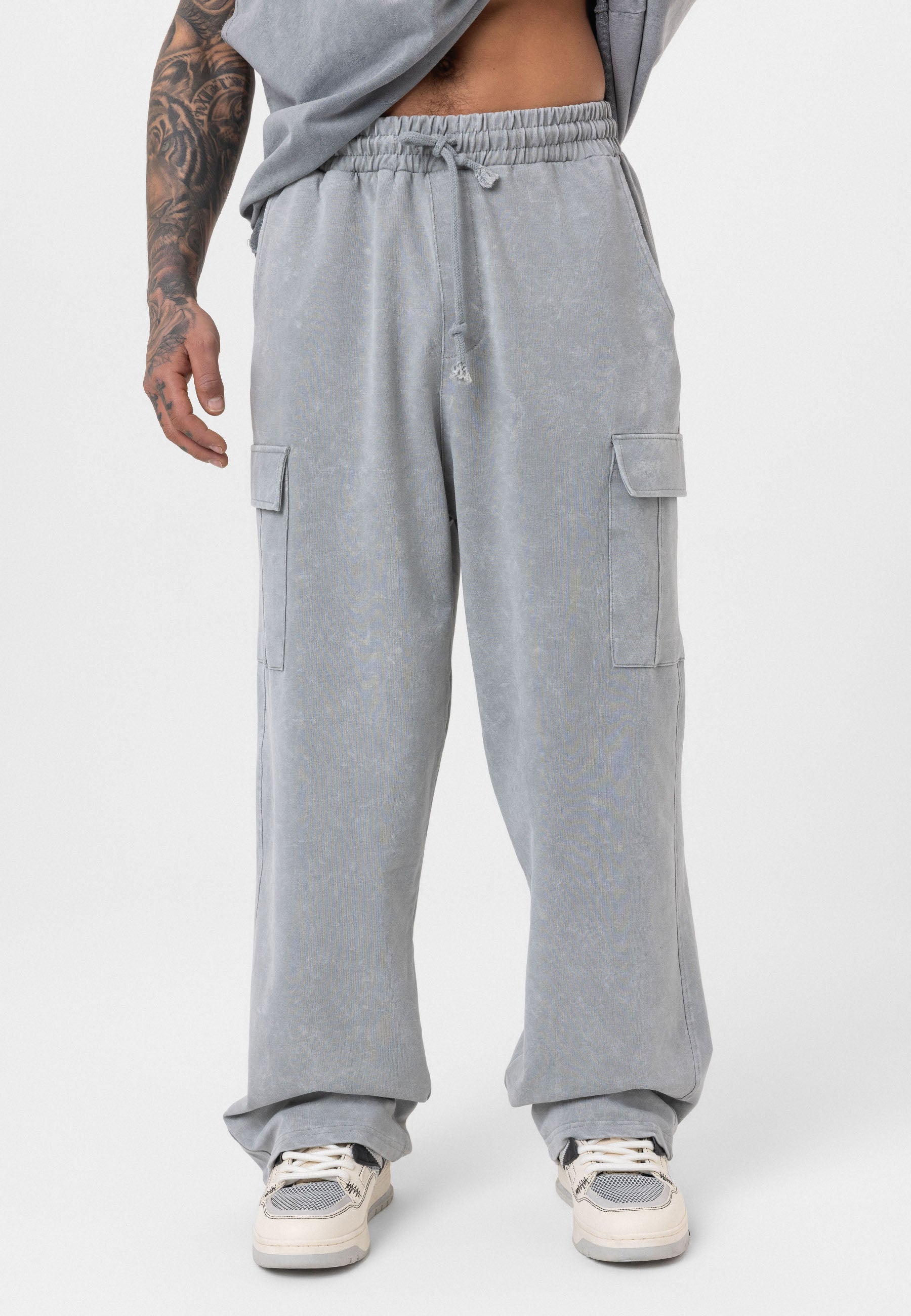 Oversized Graphic Pants – Bold Visuals with Vintage-Washed Appeal