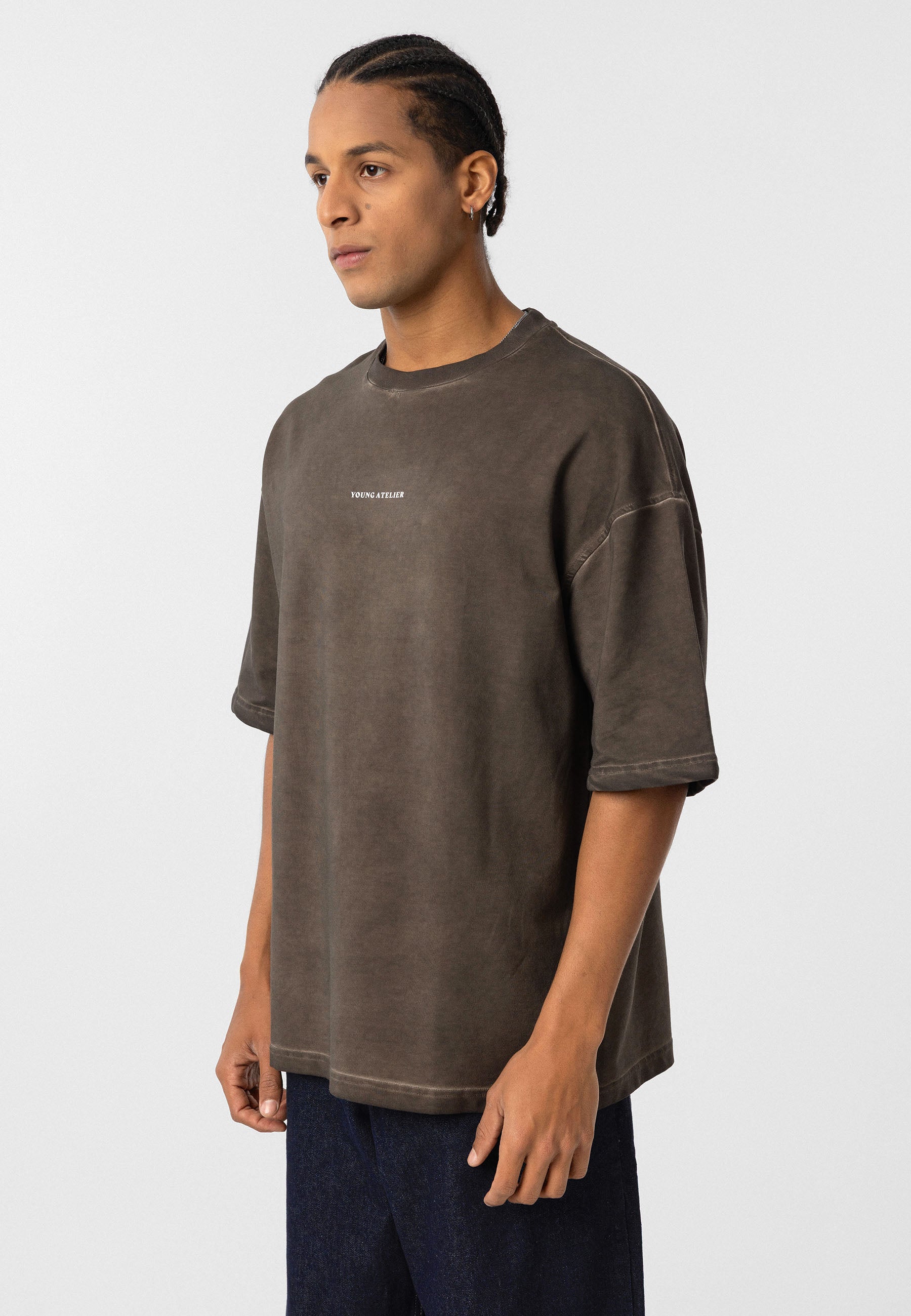 Oversized Washed Graphic T–shirts Clean Lines & Urban Texture