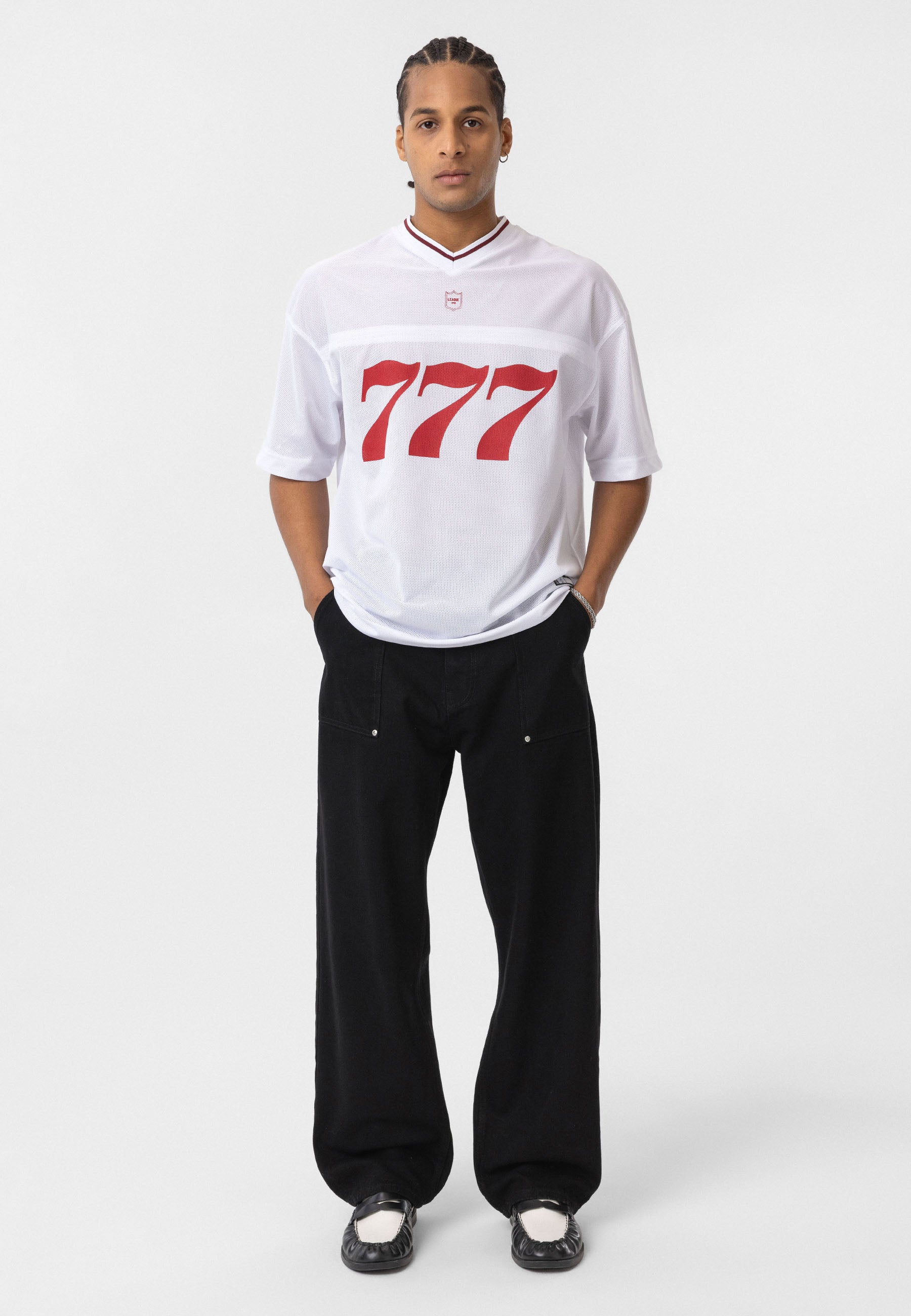 Pocket-Detail Baggy Jeans – Pants