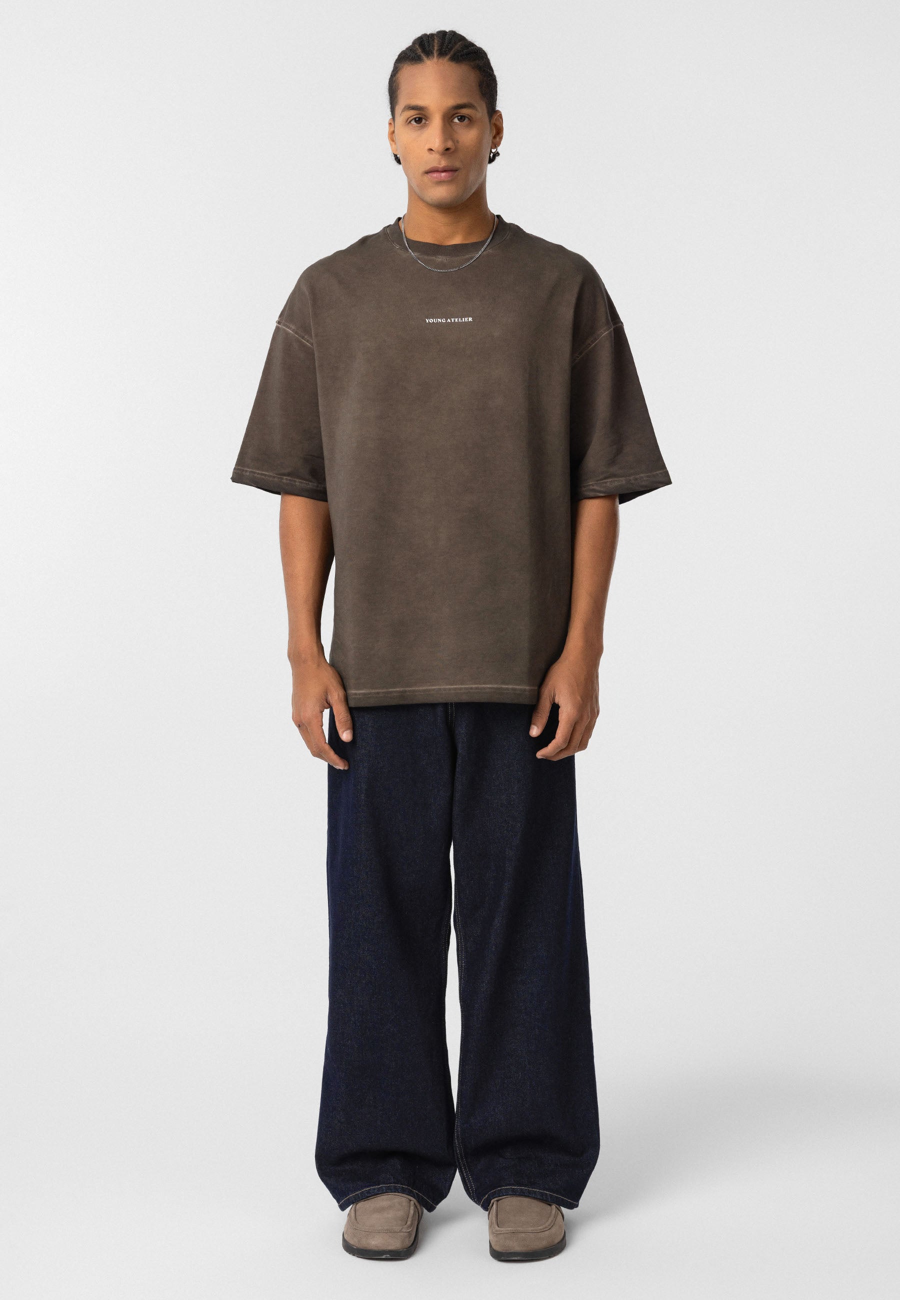 Oversized Washed Graphic T–shirts Clean Lines & Urban Texture