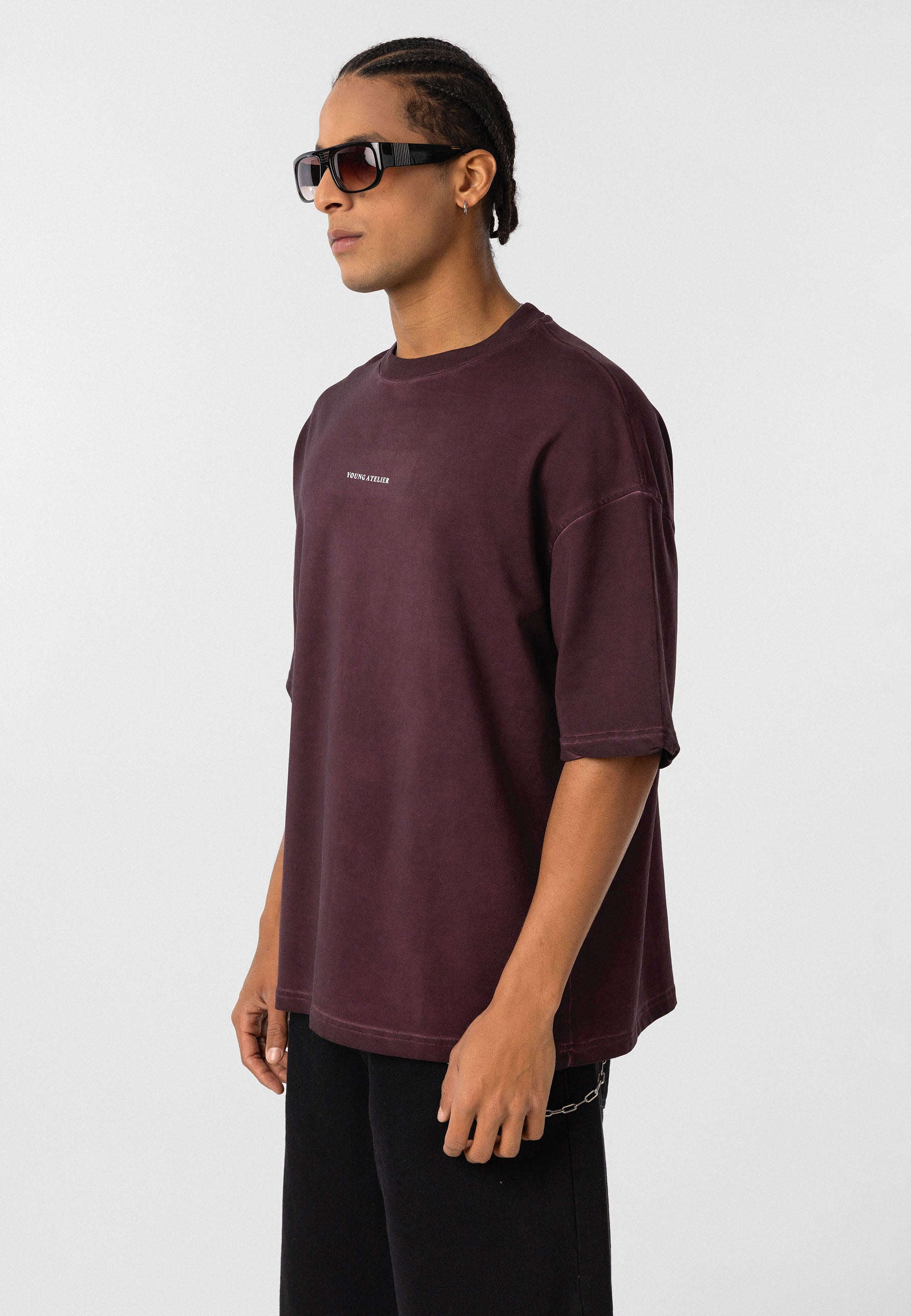Oversized Washed Graphic T–shirts Clean Lines & Urban Texture