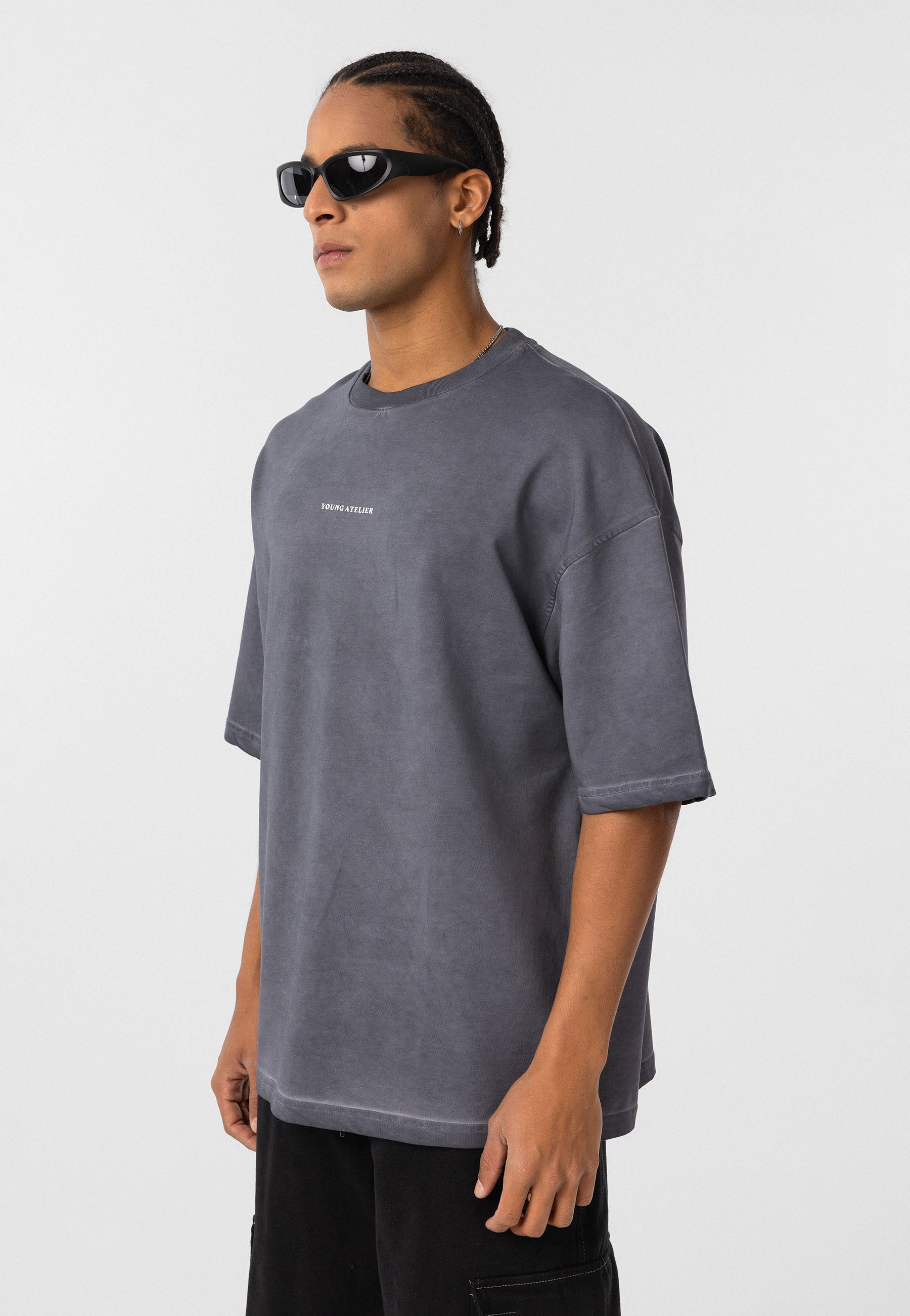 Oversized Washed Graphic T–shirts Clean Lines & Urban Texture