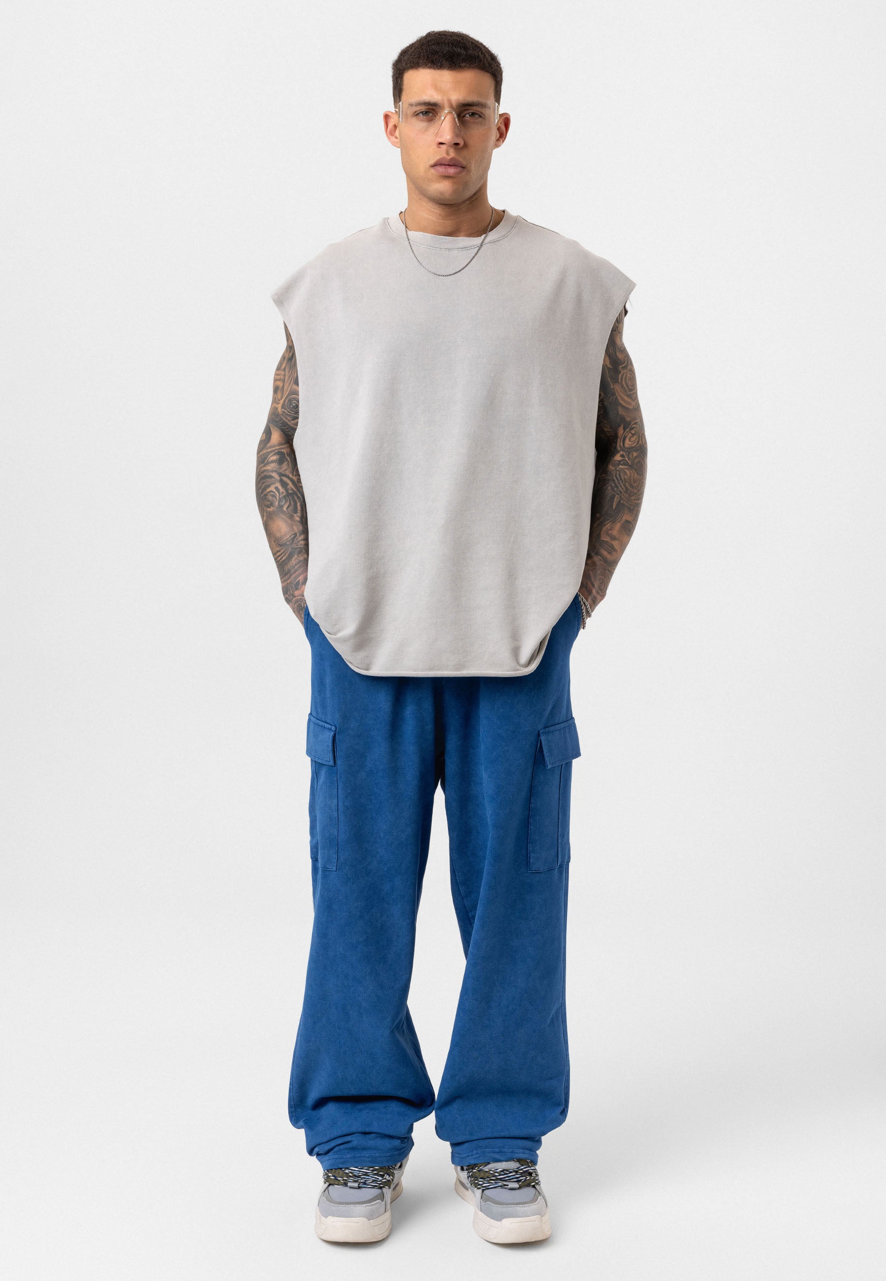 Oversized Graphic Pants – Bold Visuals with Vintage-Washed Appeal