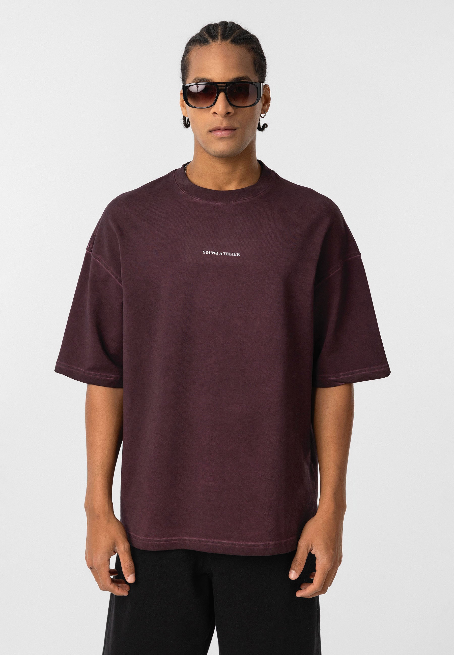 Oversized Washed Graphic T–shirts Clean Lines & Urban Texture