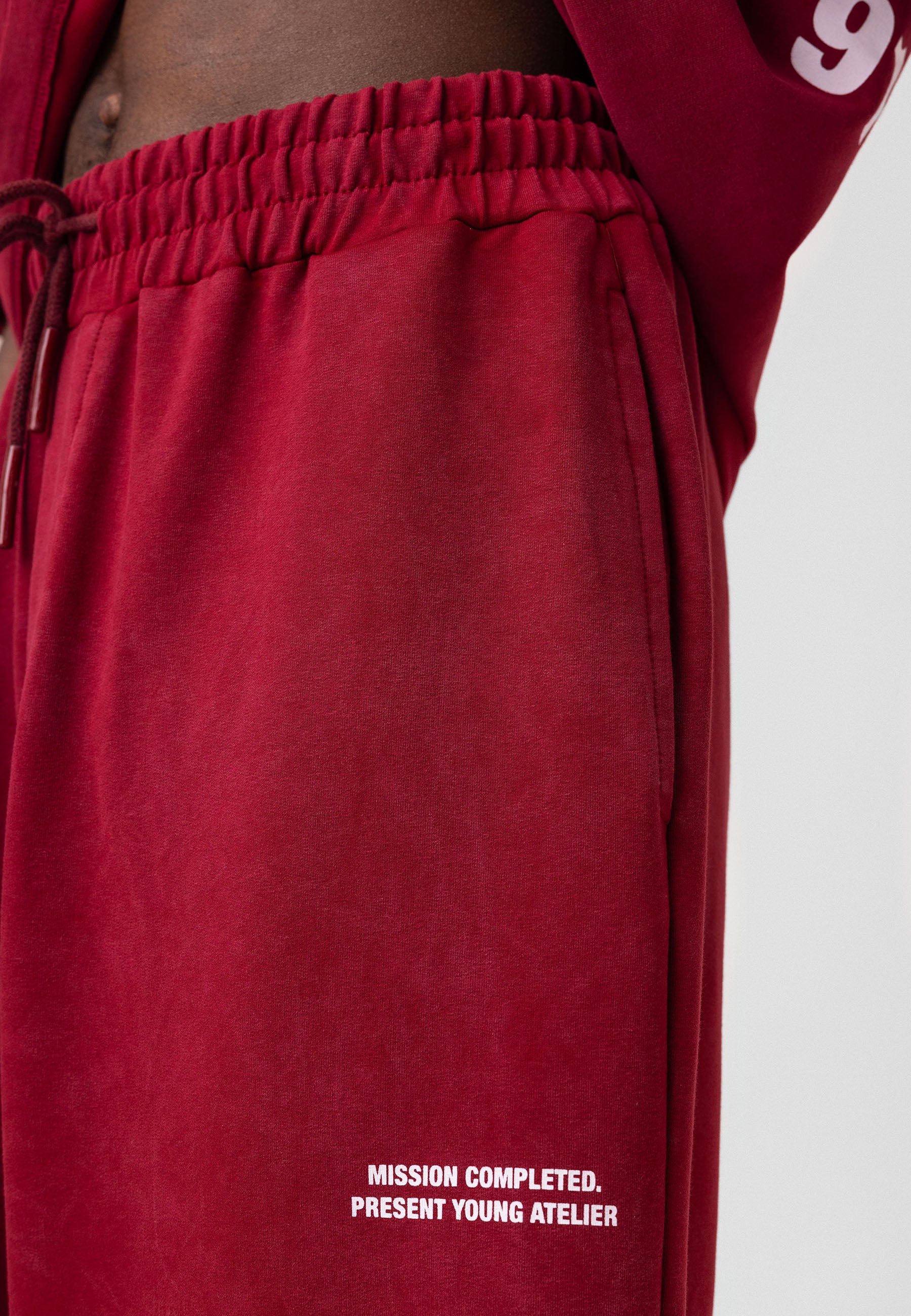 Oversized Washed Track Pants – Street-Ready Comfort with Soft Texture
