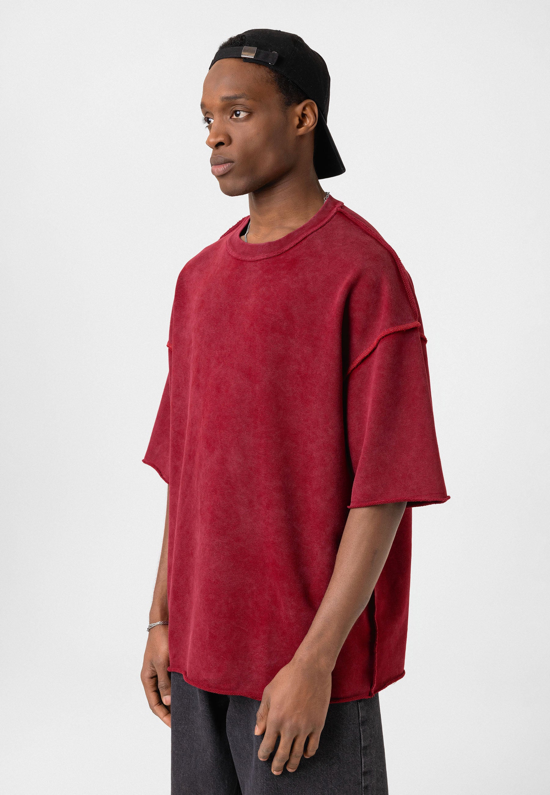 Oversized Washed T- shirts Relaxed Silhouette, Soft Texture
