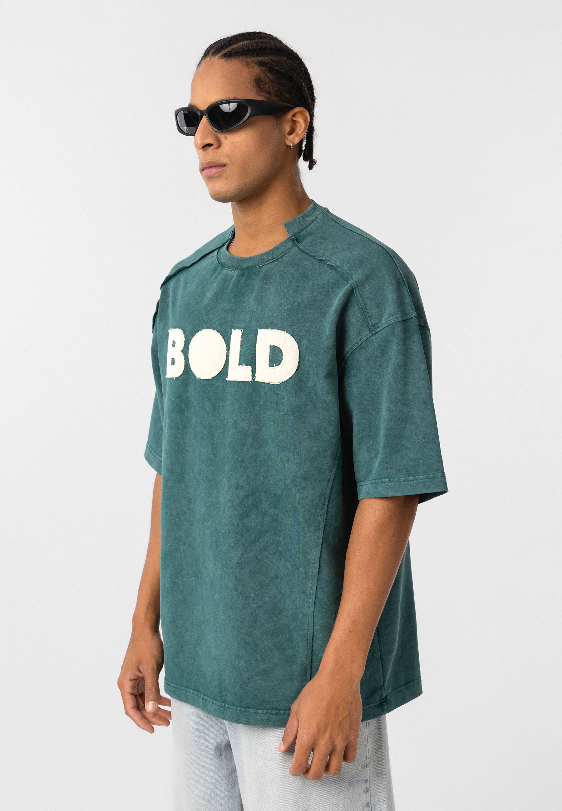 Oversized Washed Print T-shirts – Bold Front Graphic with Soft-Lived Texture