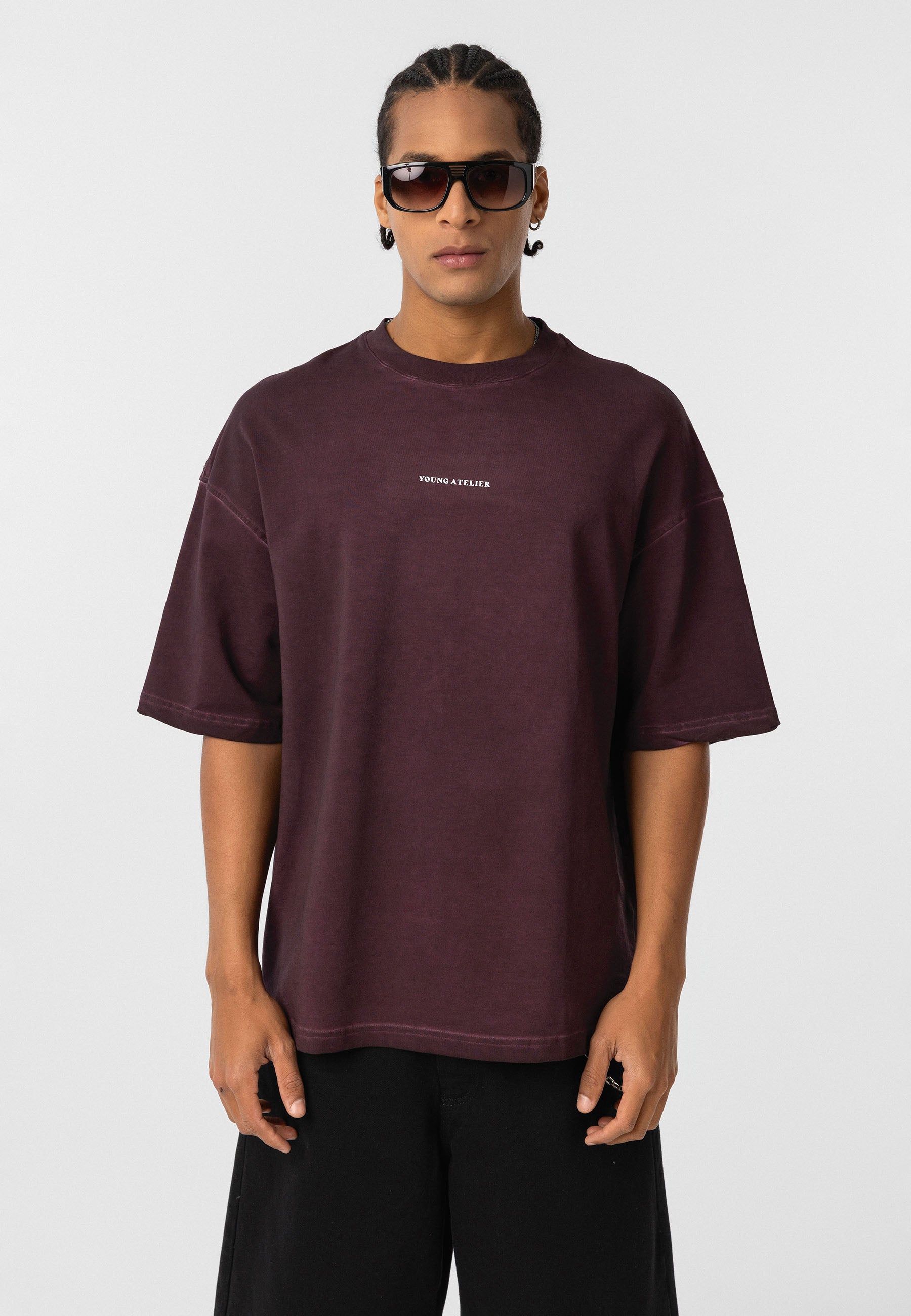 Oversized Washed Graphic T–shirts Clean Lines & Urban Texture