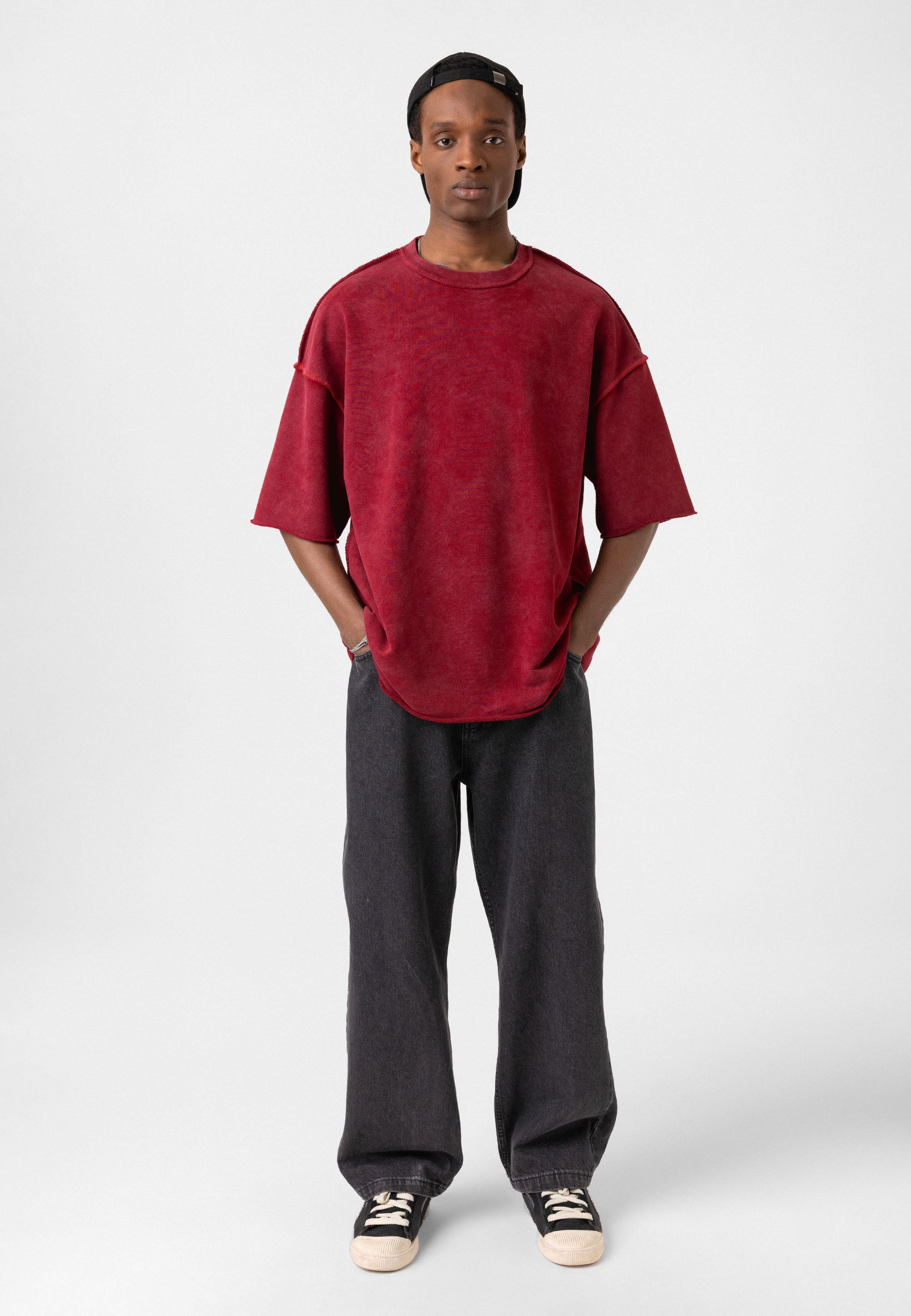 Oversized Washed T- shirts Relaxed Silhouette, Soft Texture