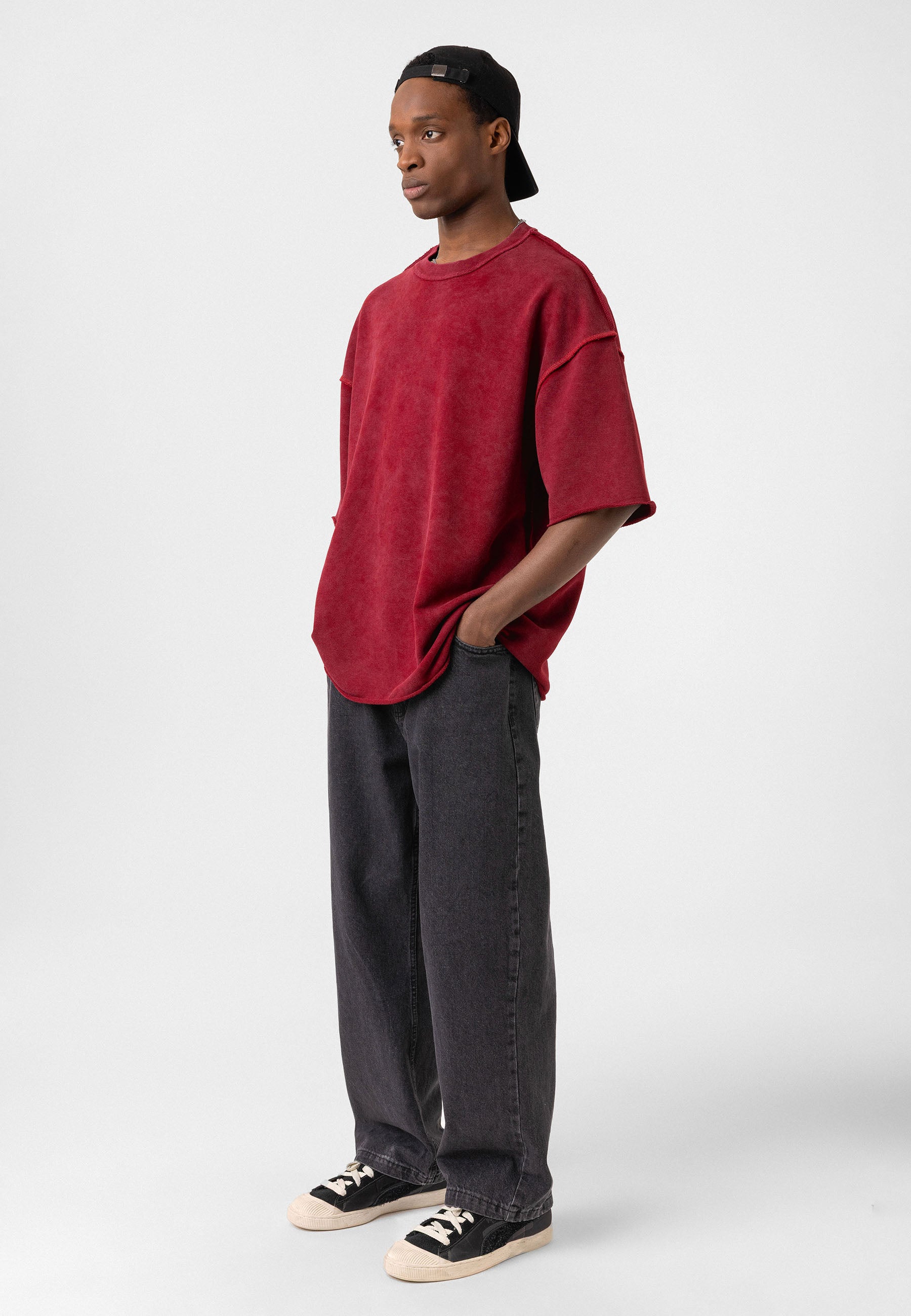 Oversized Washed T- shirts Relaxed Silhouette, Soft Texture