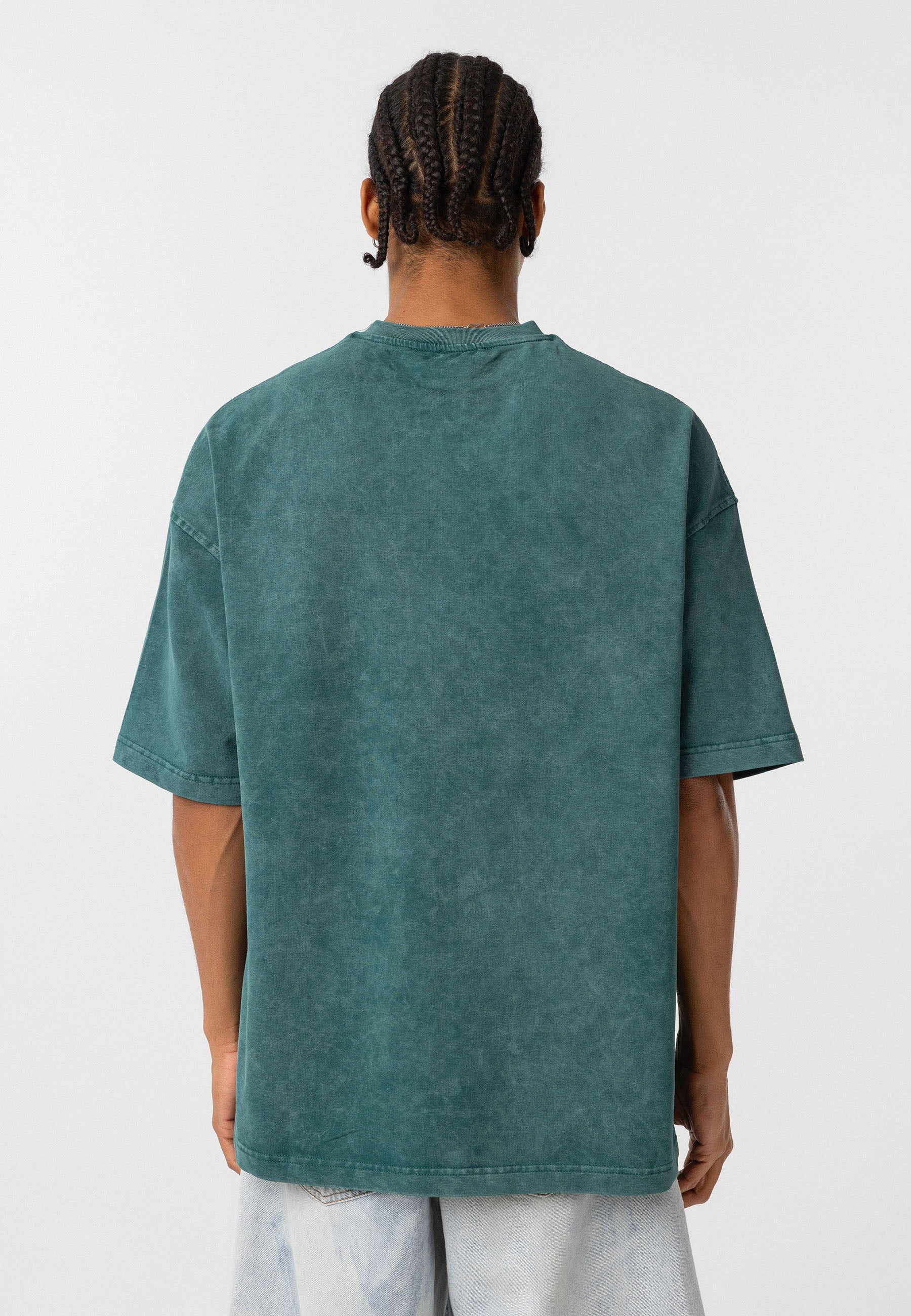 Oversized Washed Print T-shirts – Bold Front Graphic with Soft-Lived Texture