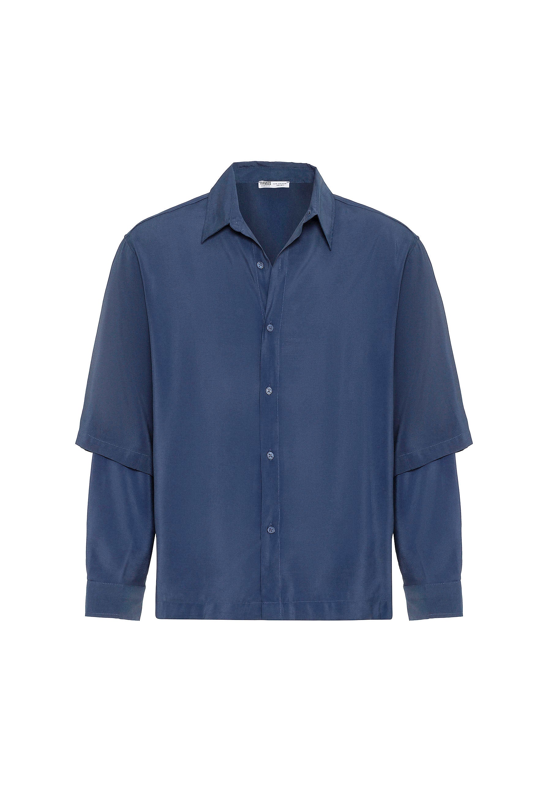 Muted Mauve Button-Up Shirt – Relaxed Fit with Modern Simplicity