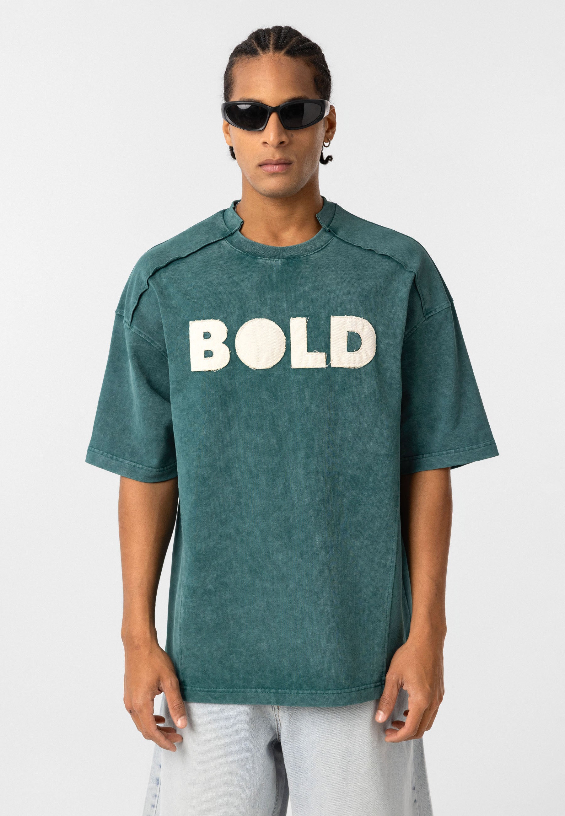 Oversized Washed Print T-shirts – Bold Front Graphic with Soft-Lived Texture