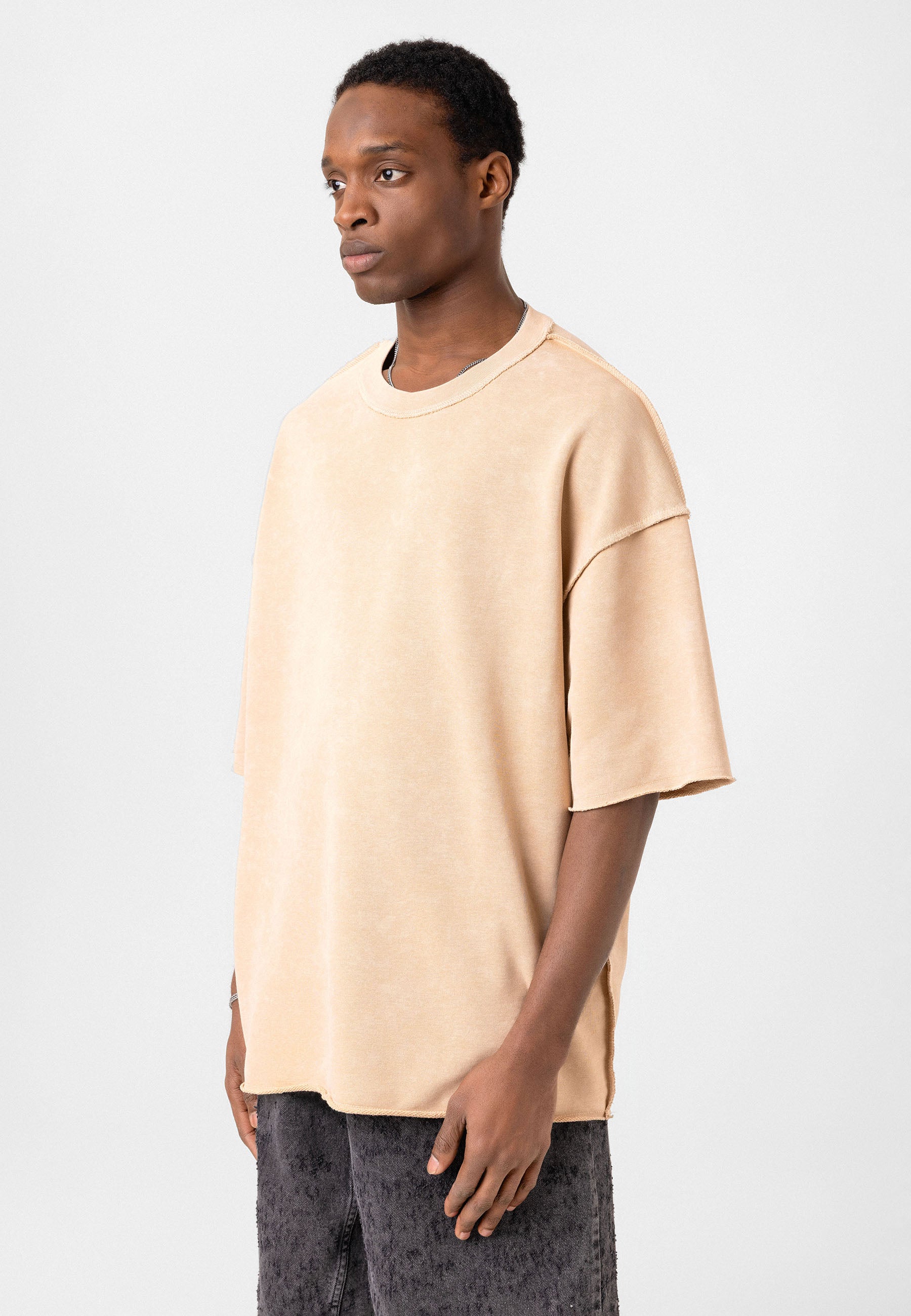 Oversized Washed T- shirts Relaxed Silhouette, Soft Texture