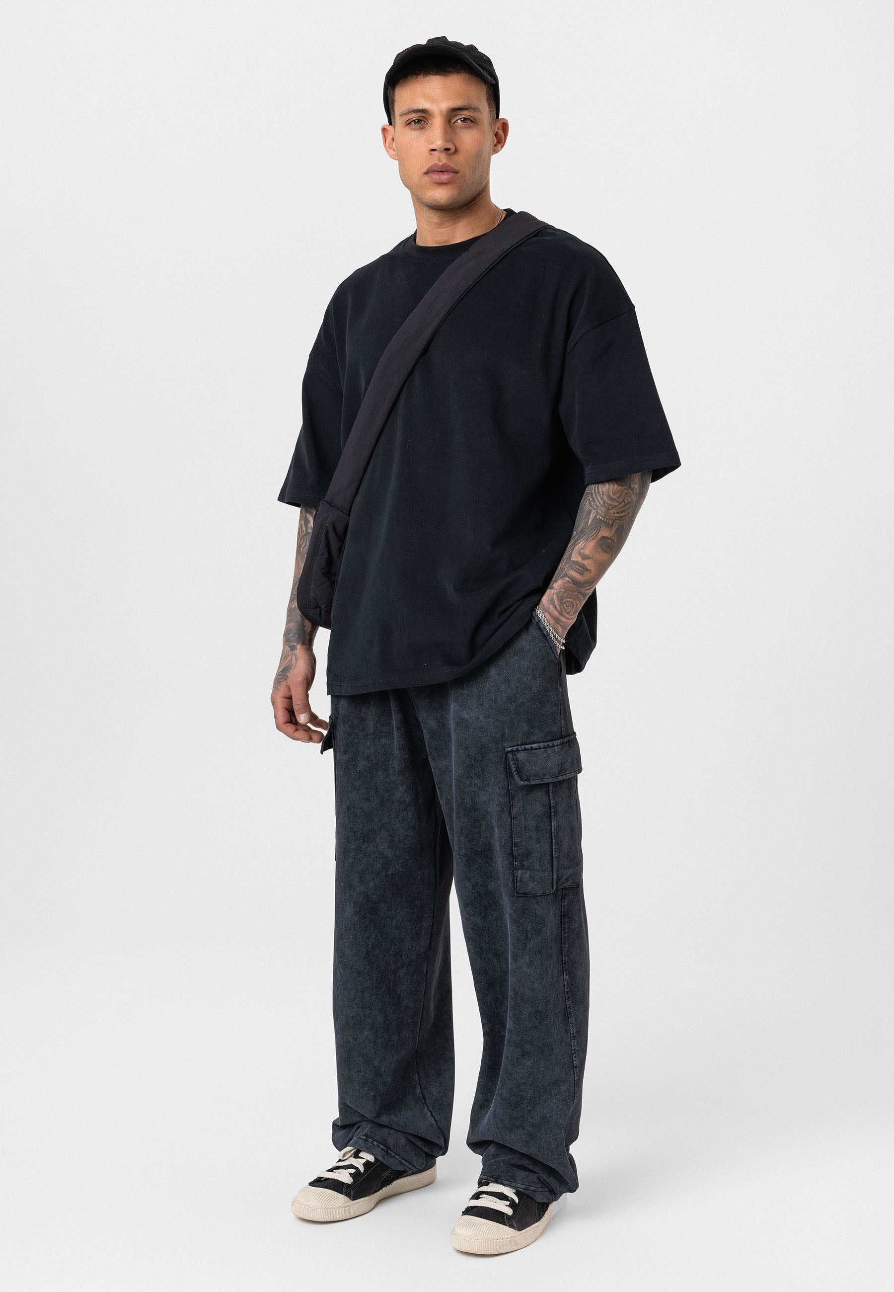 Oversized Graphic Pants – Bold Visuals with Vintage-Washed Appeal