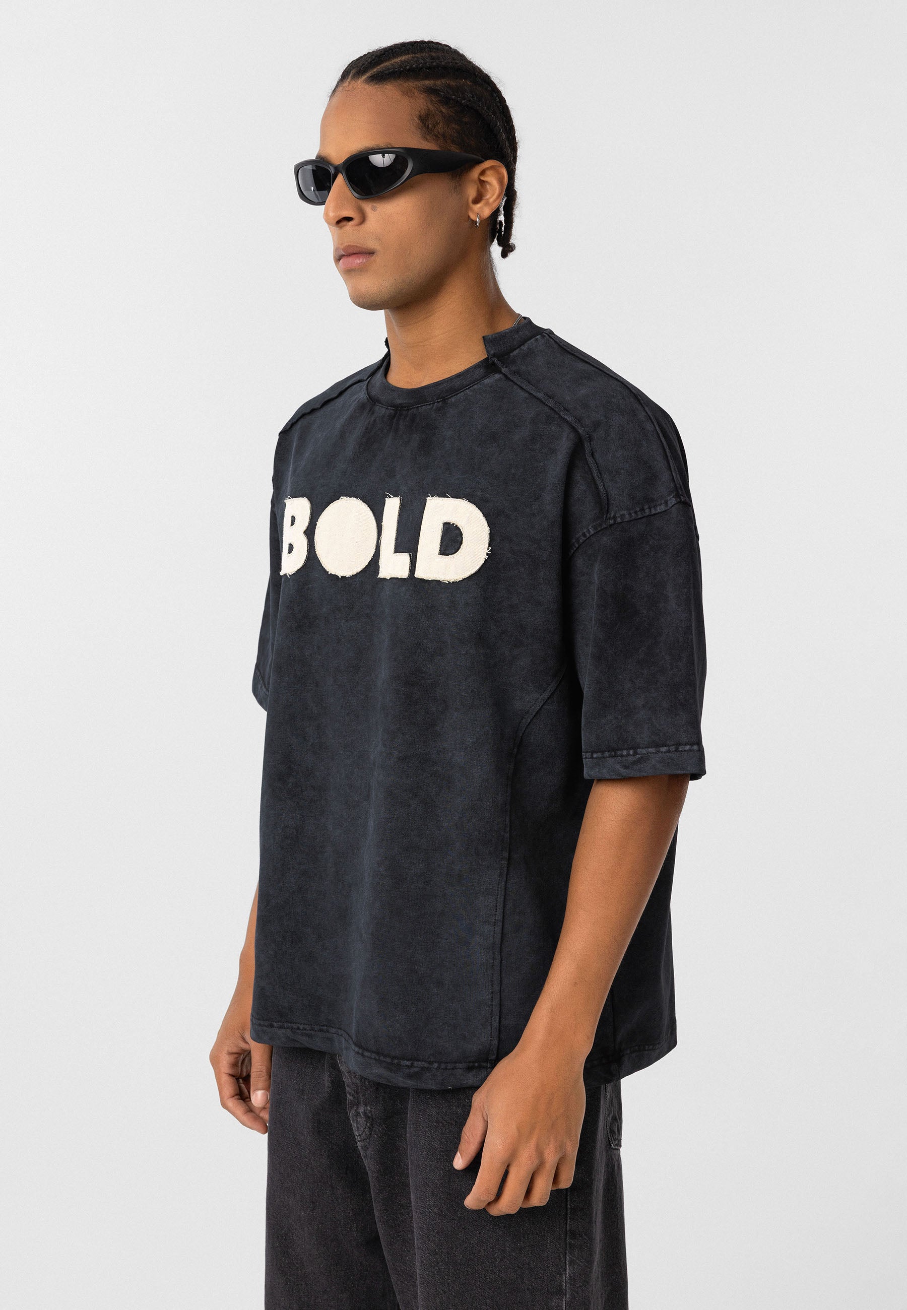 Oversized Washed Print T-shirts – Bold Front Graphic with Soft-Lived Texture