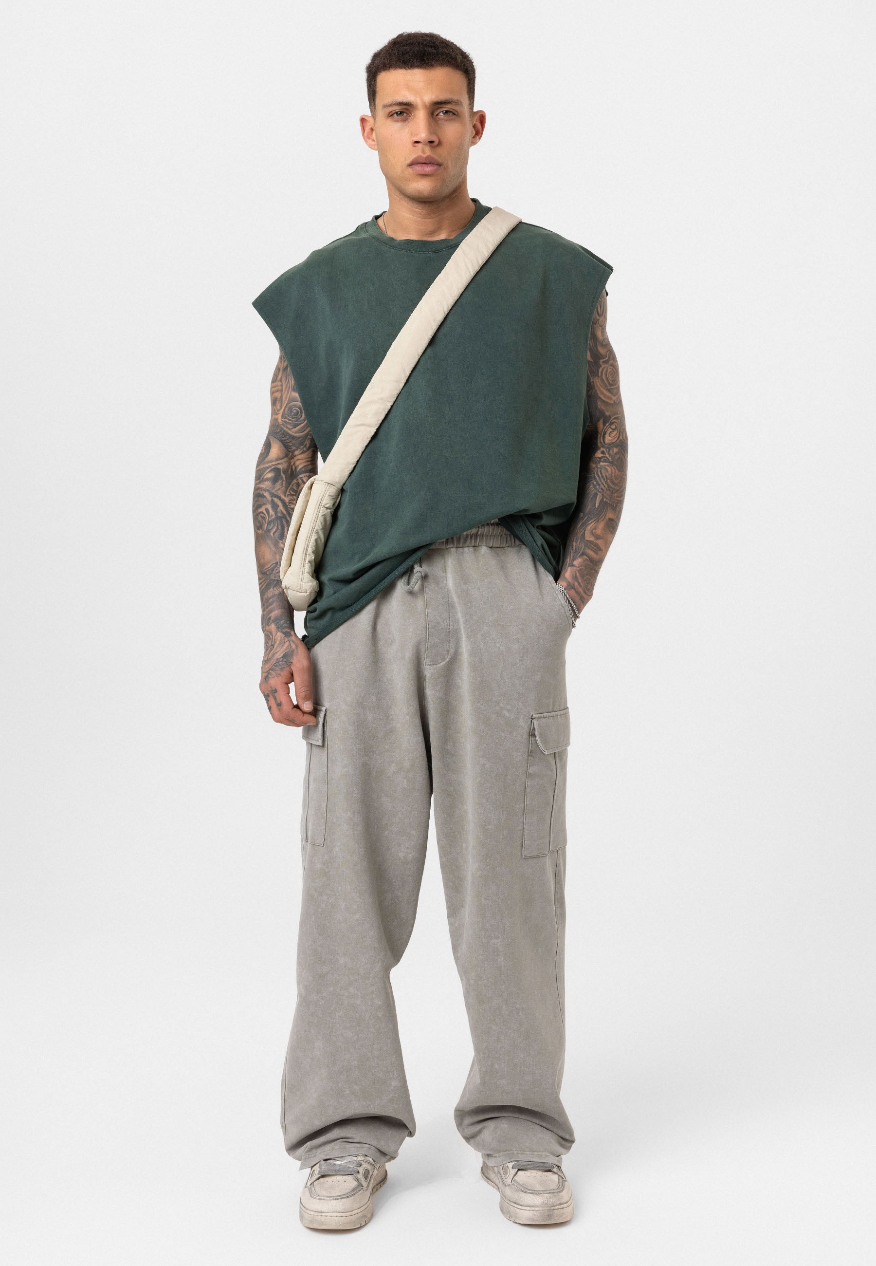 Oversized Graphic Pants – Bold Visuals with Vintage-Washed Appeal