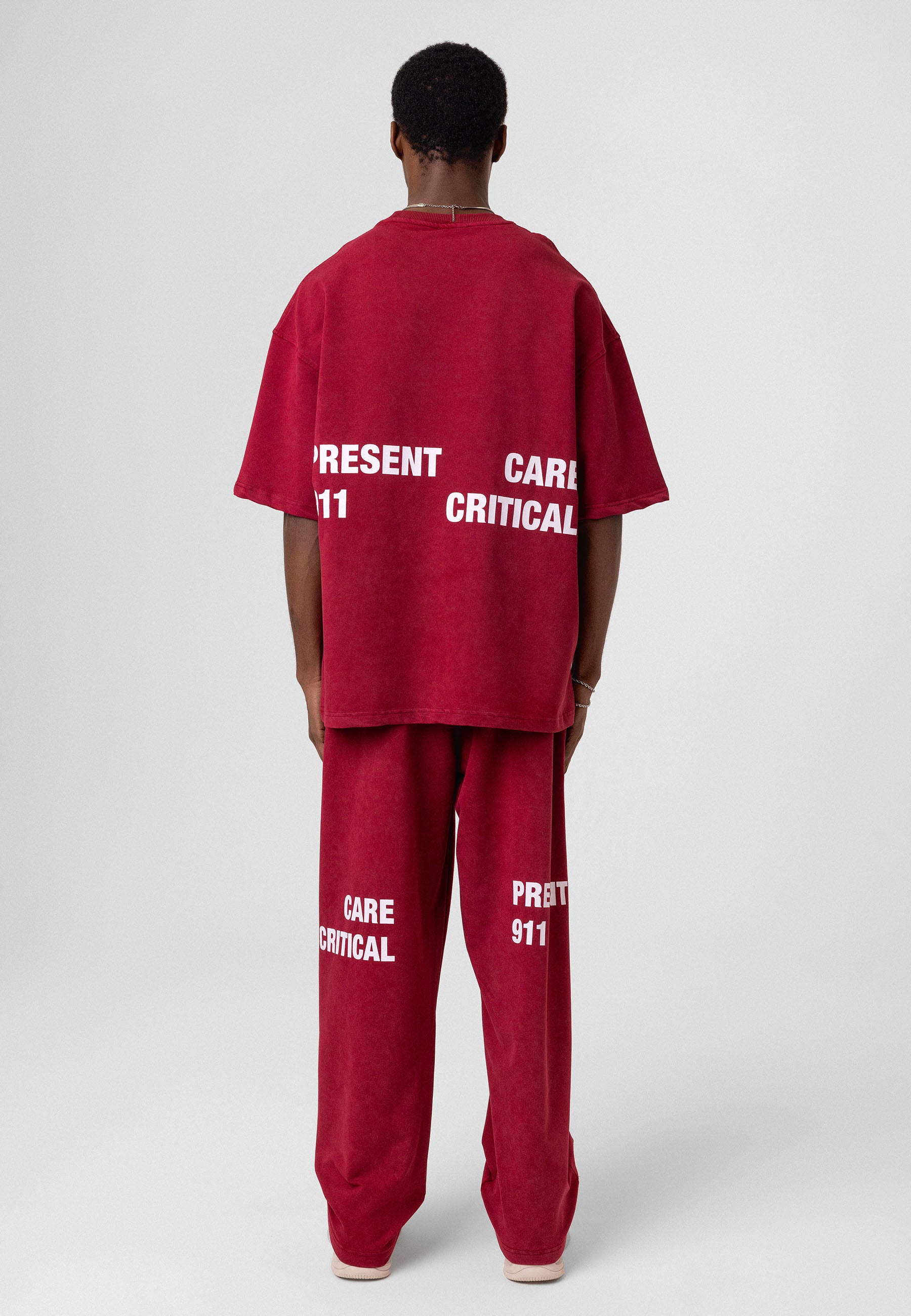 Oversized Washed Track Pants – Street-Ready Comfort with Soft Texture
