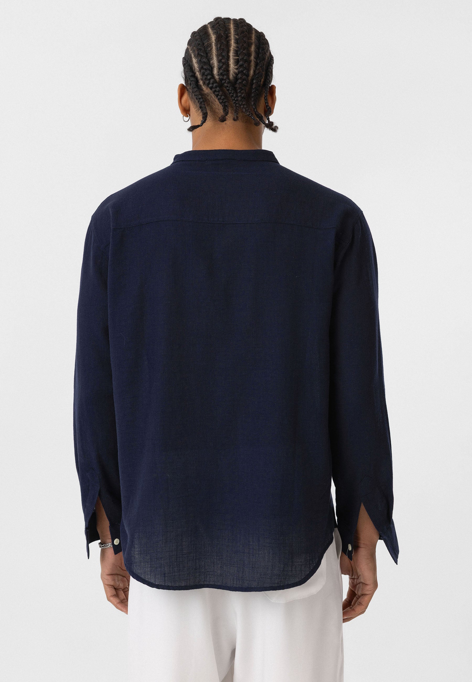 Blue Shirt for Men – Smart Casual Style with Clean Finish