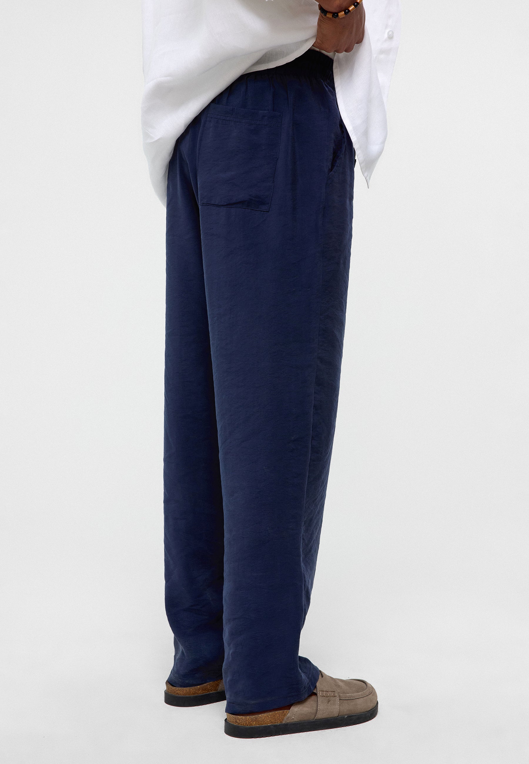 Baggy Fit Modal Trousers – Relaxed Wide-Leg Comfort