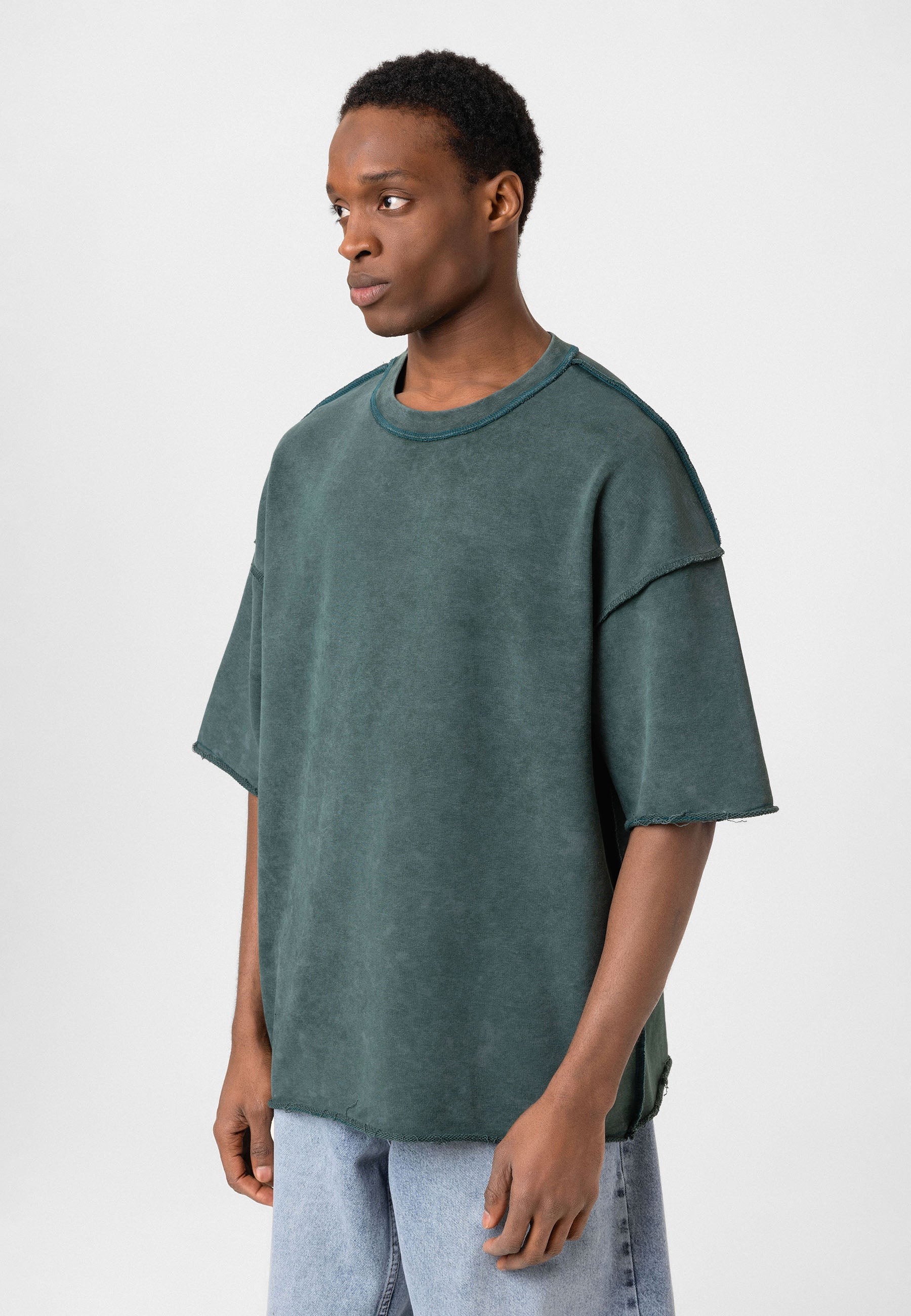 Oversized Washed T- shirts Relaxed Silhouette, Soft Texture