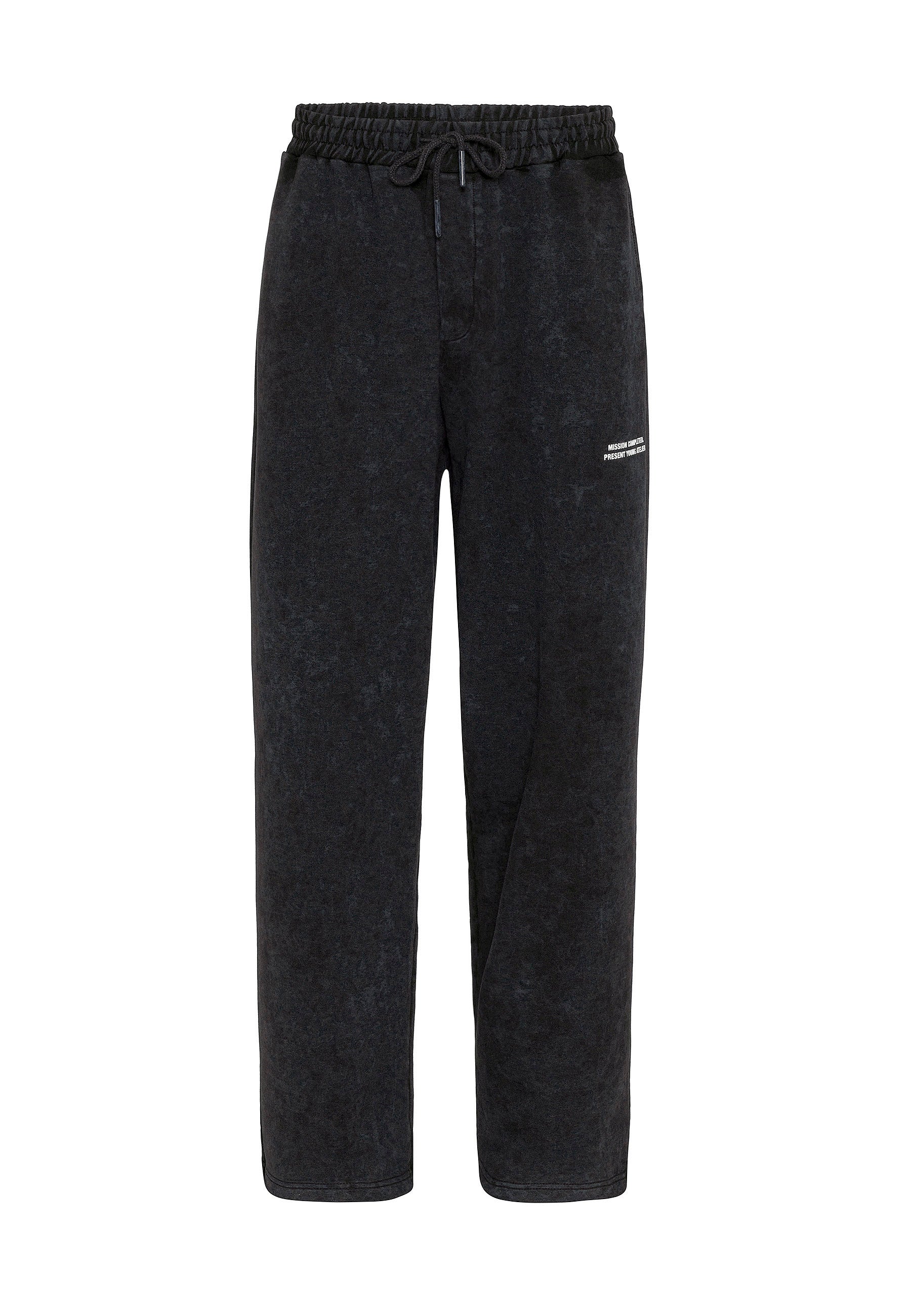 Oversized Washed Track Pants – Street-Ready Comfort with Soft Texture
