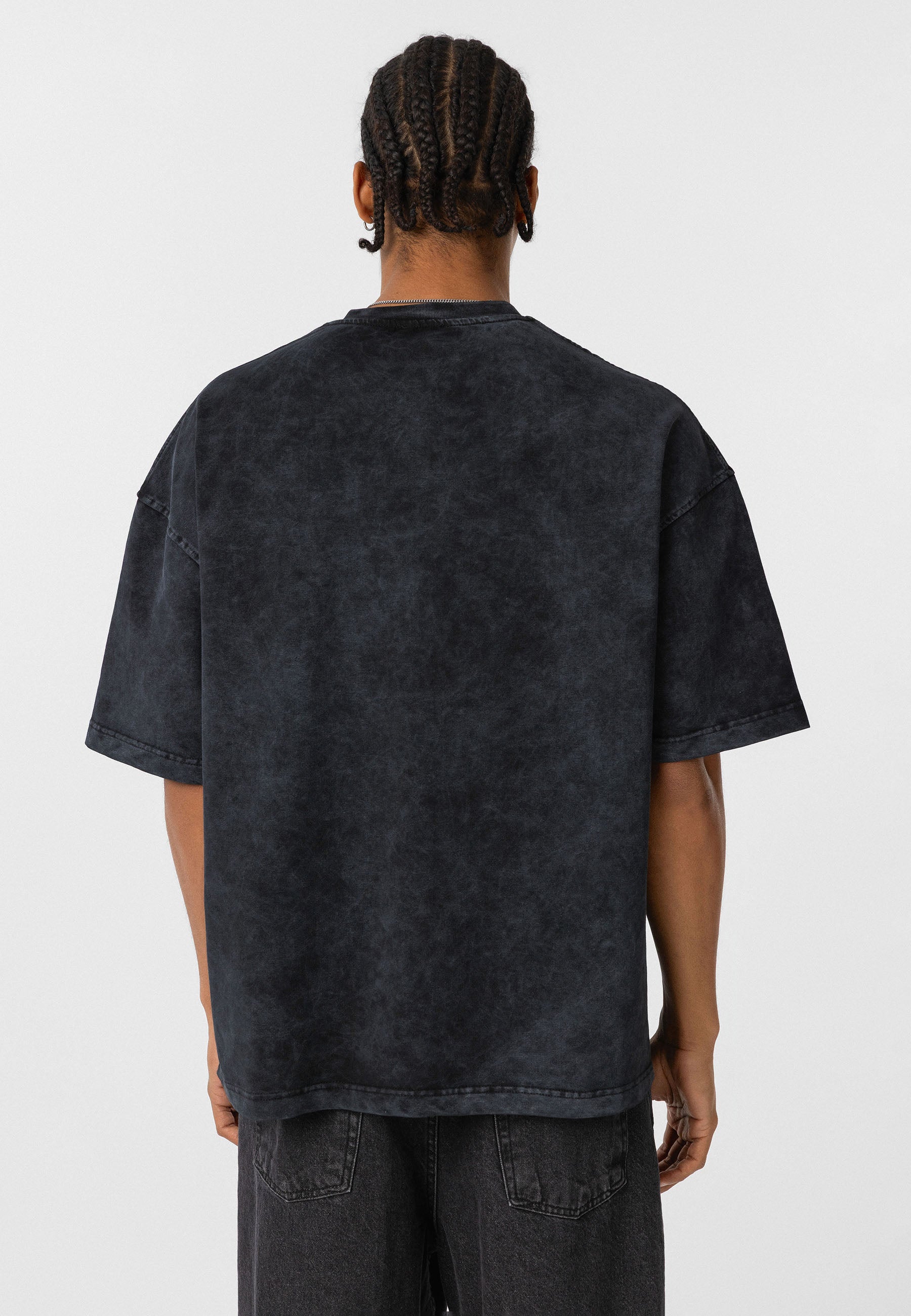 Oversized Washed Print T-shirts – Bold Front Graphic with Soft-Lived Texture