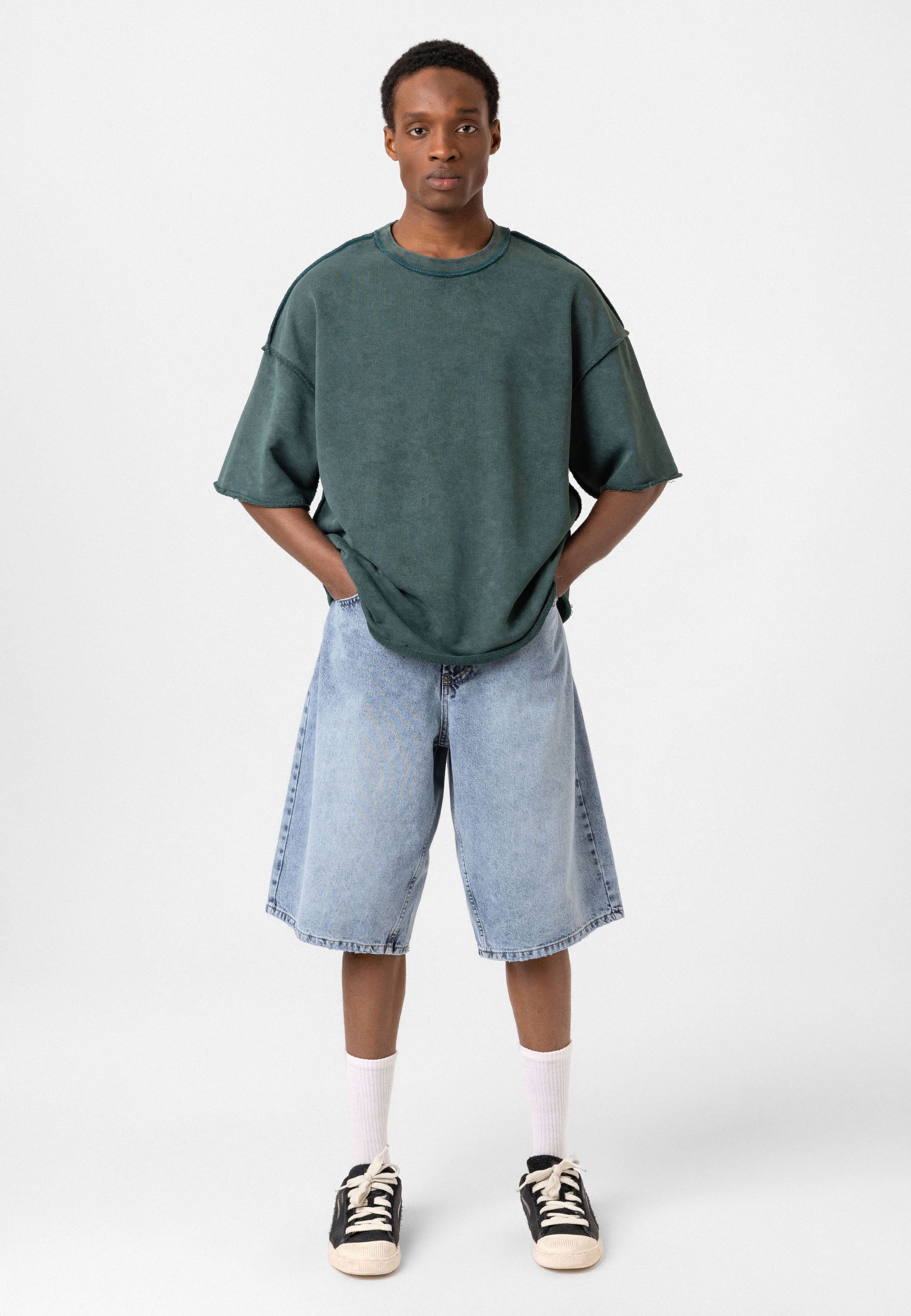 Oversized Washed T- shirts Relaxed Silhouette, Soft Texture