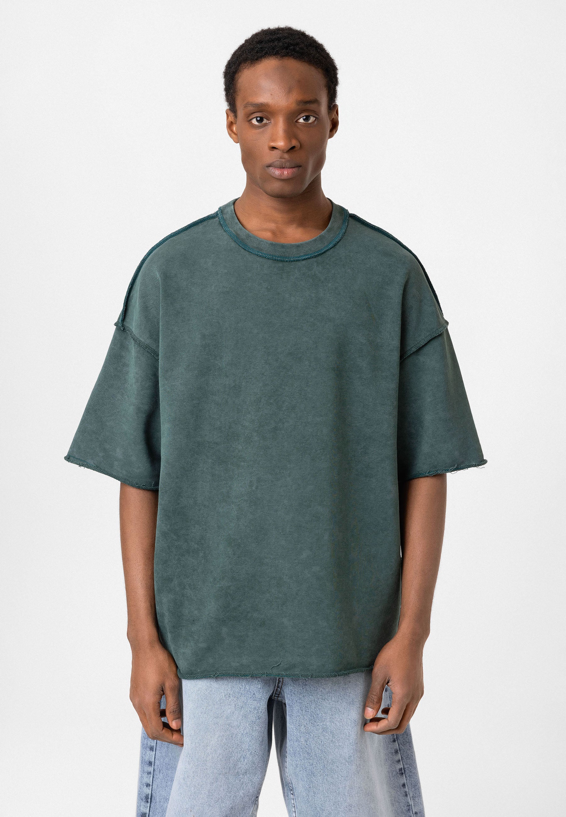 Oversized Washed T- shirts Relaxed Silhouette, Soft Texture