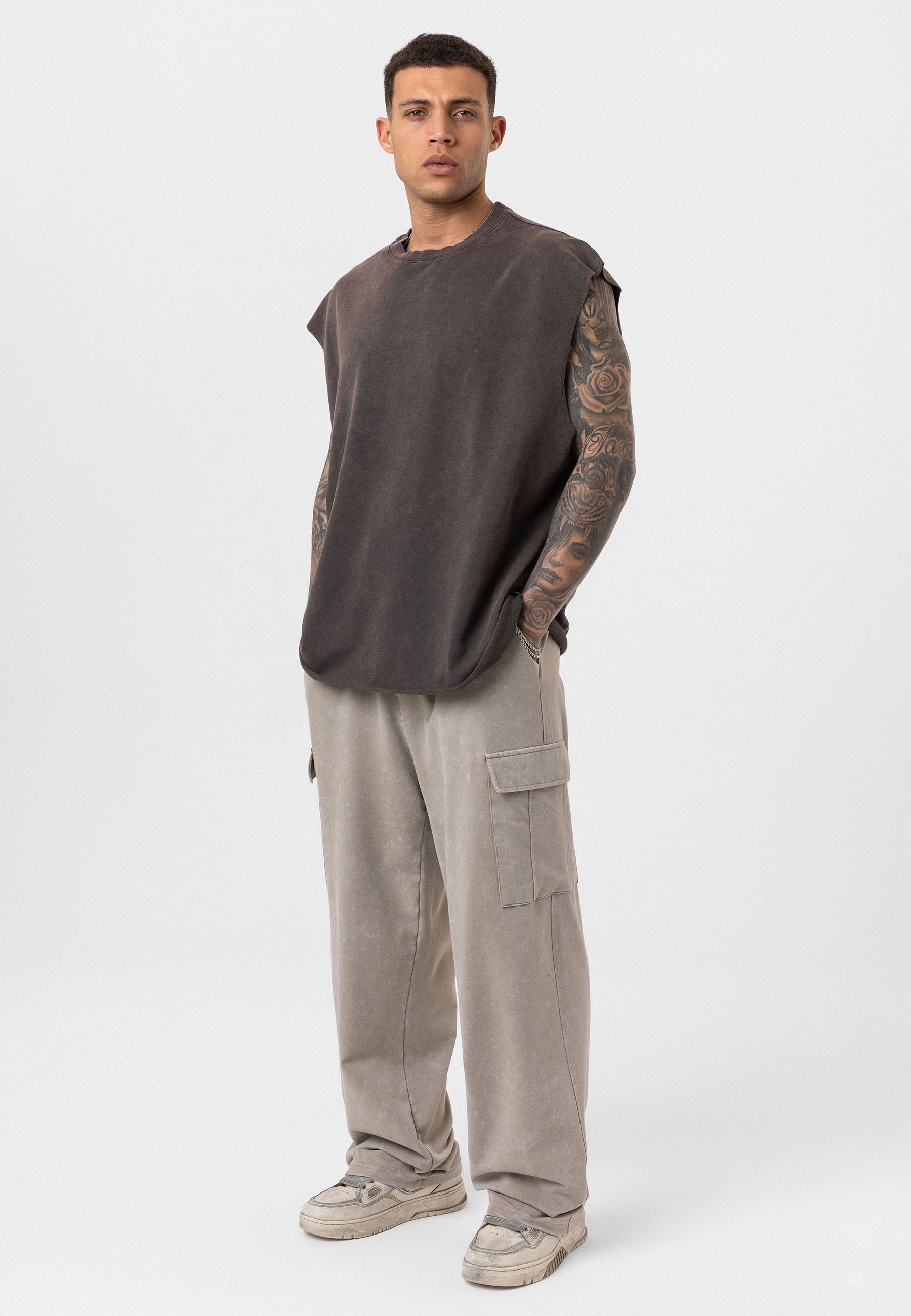 Oversized Graphic Pants – Bold Visuals with Vintage-Washed Appeal