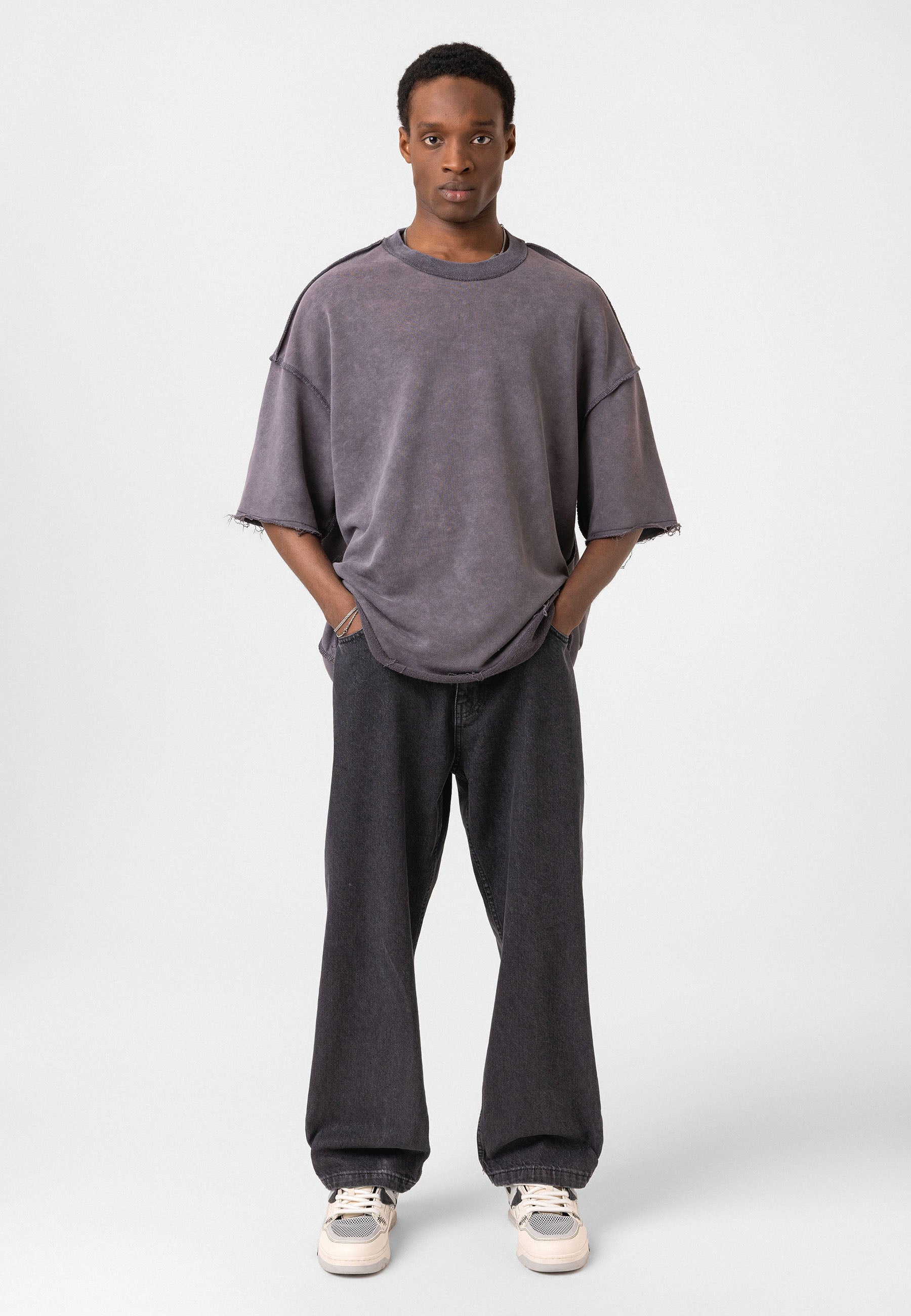 Oversized Washed T- shirts Relaxed Silhouette, Soft Texture