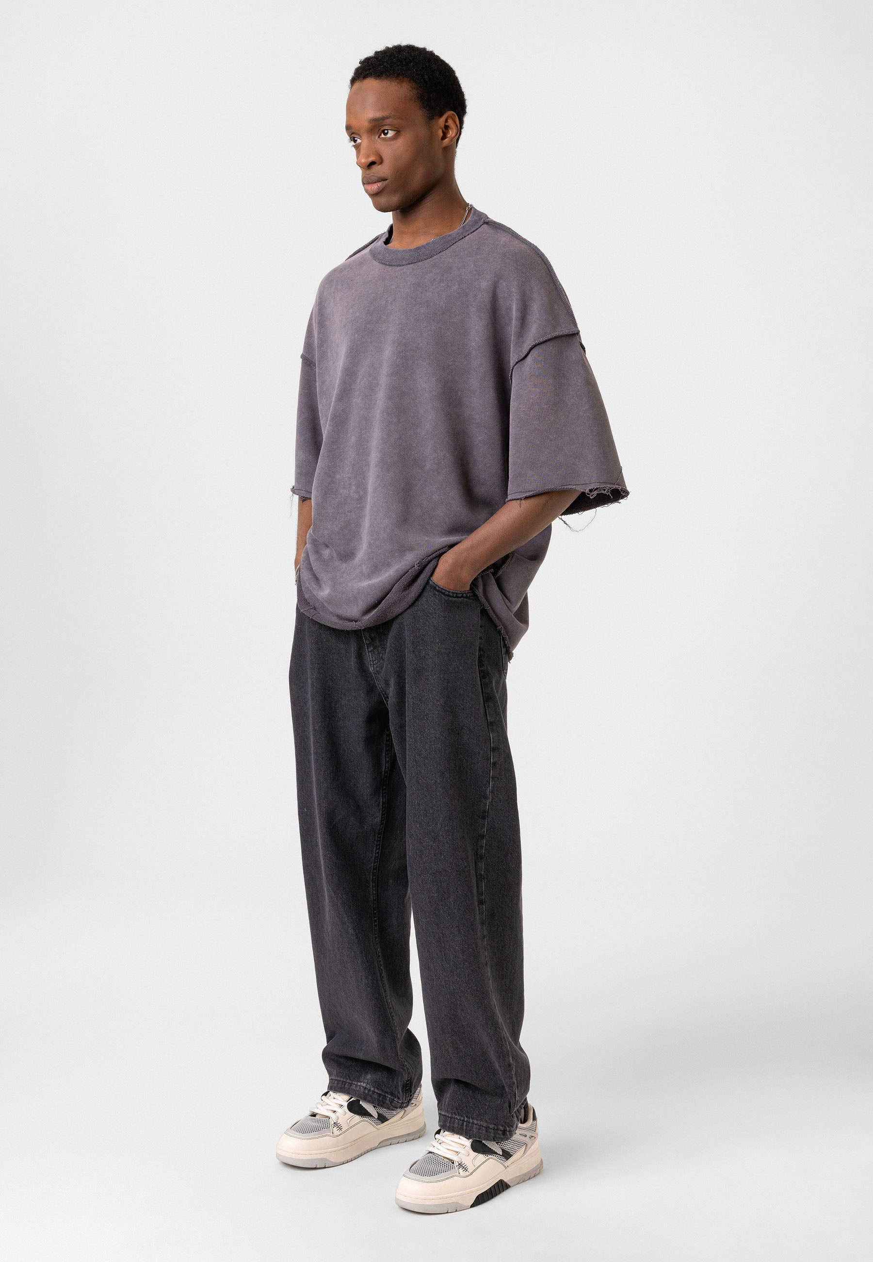 Oversized Washed T- shirts Relaxed Silhouette, Soft Texture