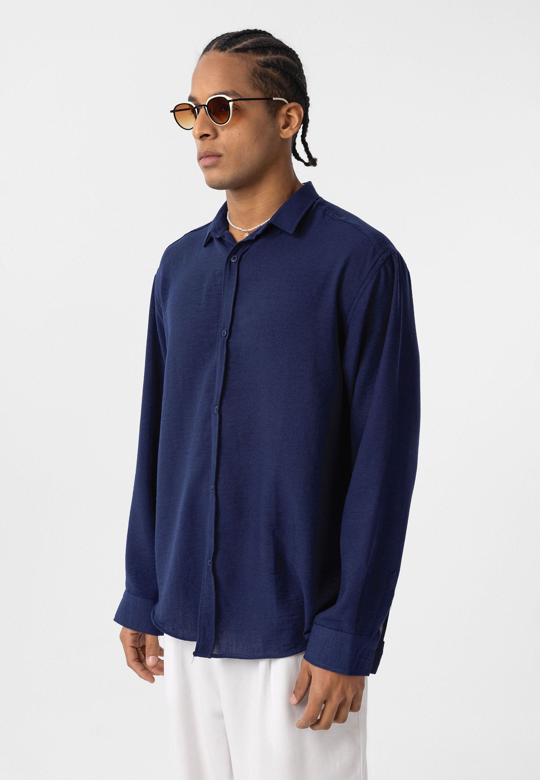 Black Comfort Fit Shirt – Relaxed Everyday Essential