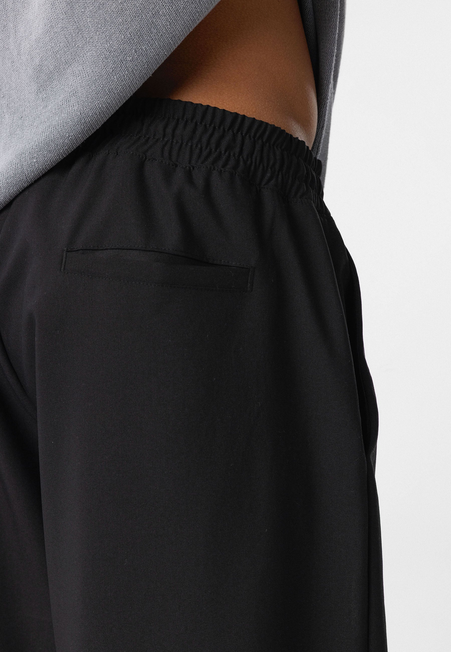 Slim Tapered Pants, Relaxed Fit Bottoms, Stretch Cotton Trousers, Neutral Casual Pants, Men’s Essential Taper Fit