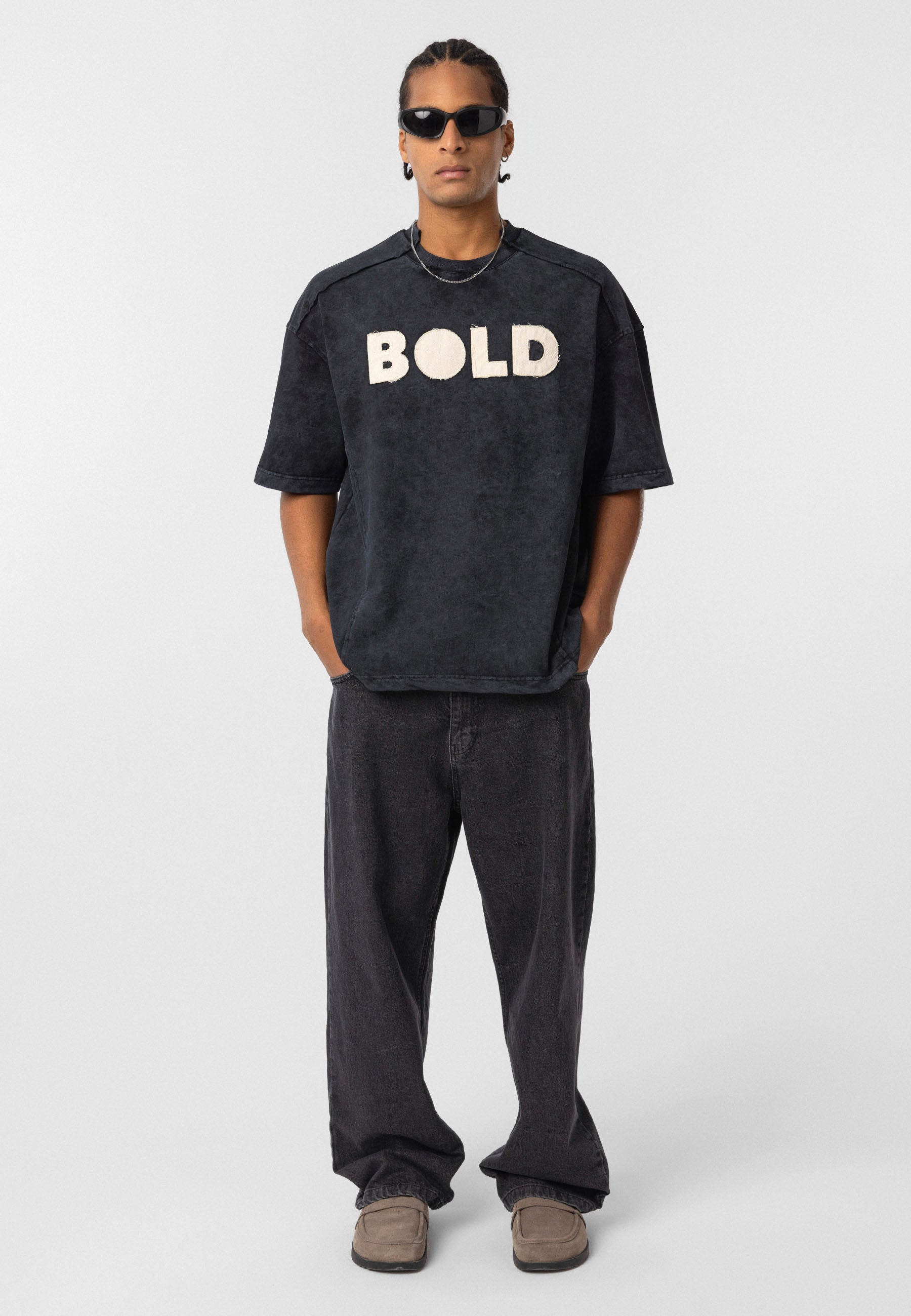 Oversized Washed Print T-shirts – Bold Front Graphic with Soft-Lived Texture