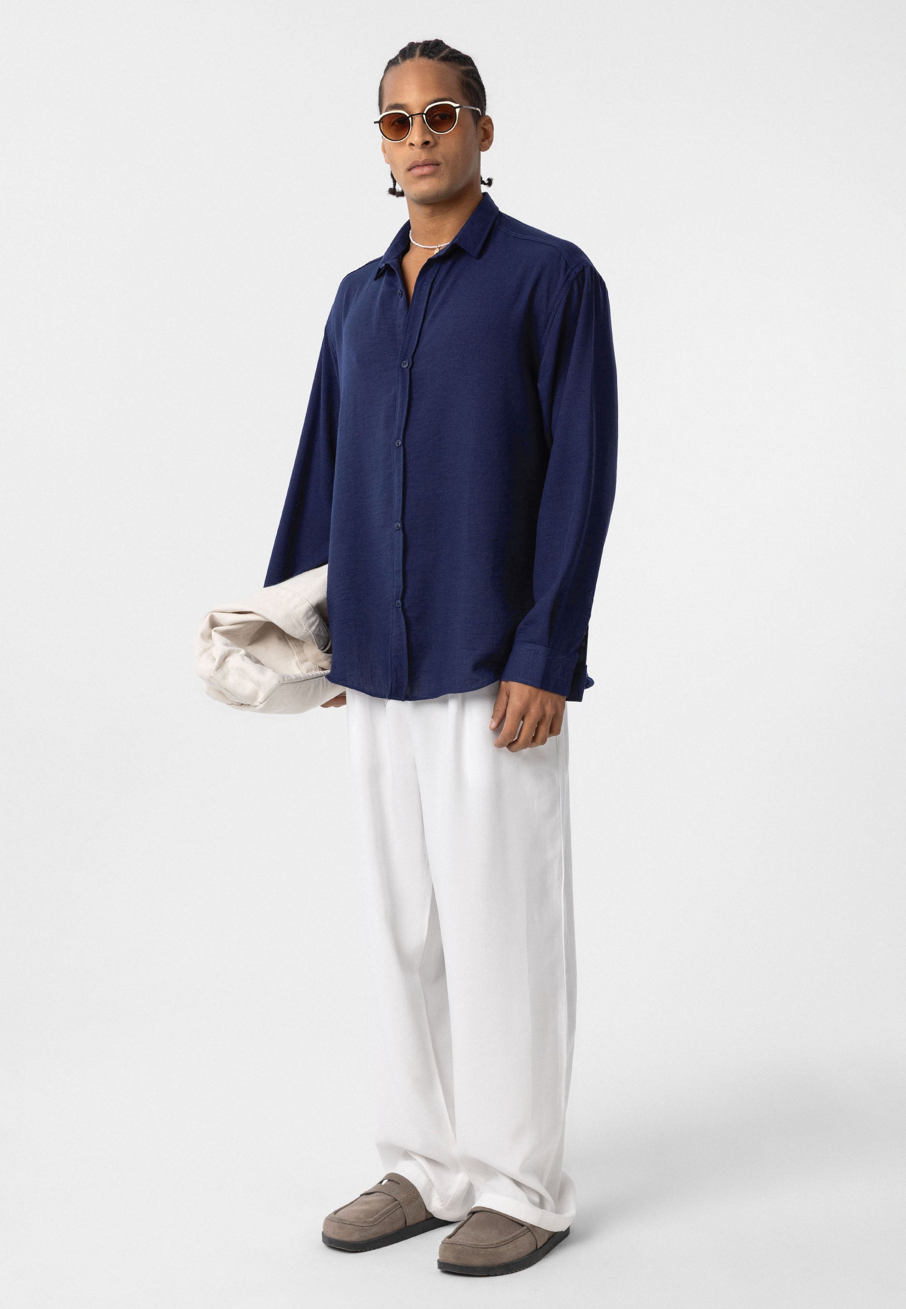 Black Comfort Fit Shirt – Relaxed Everyday Essential