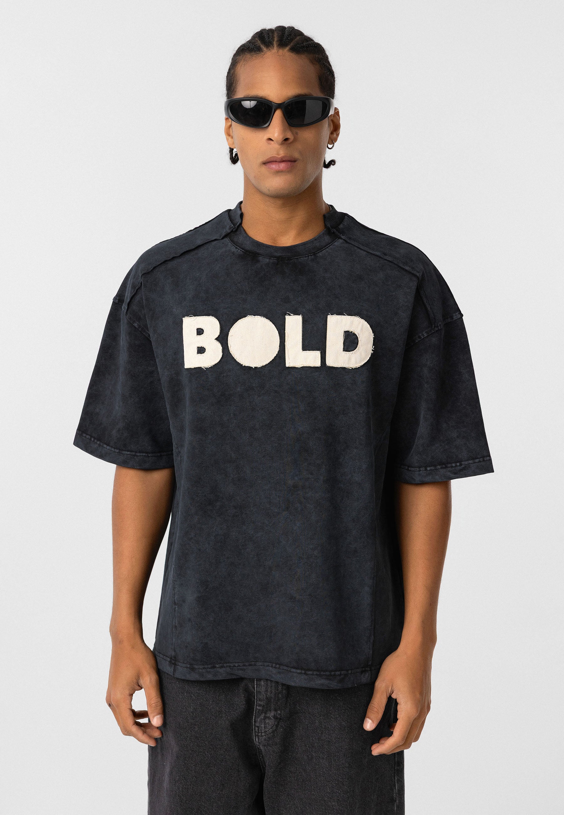 Oversized Washed Print T-shirts – Bold Front Graphic with Soft-Lived Texture