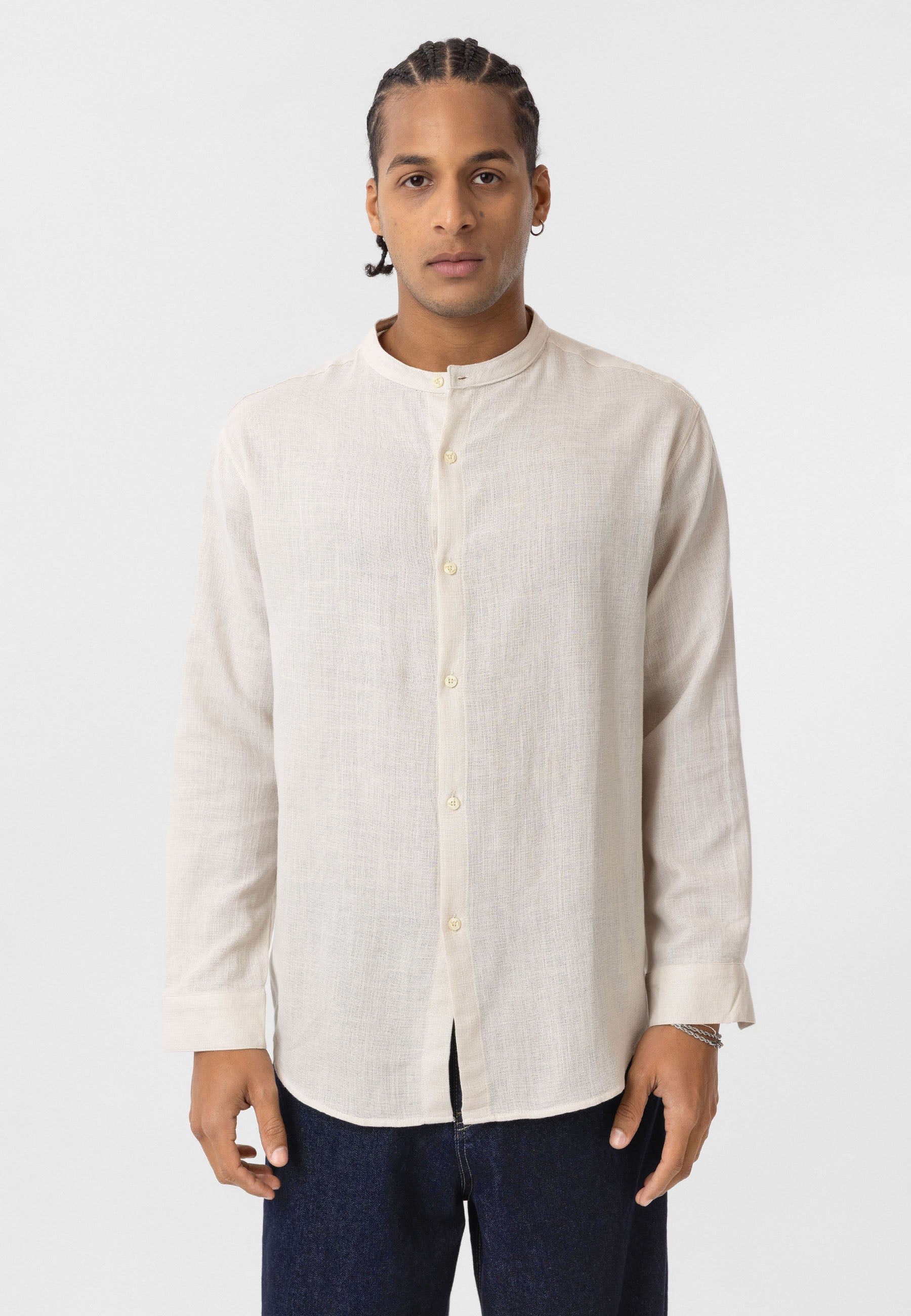 Beige Two-Piece Suit Comfort Fit, Effortless Style