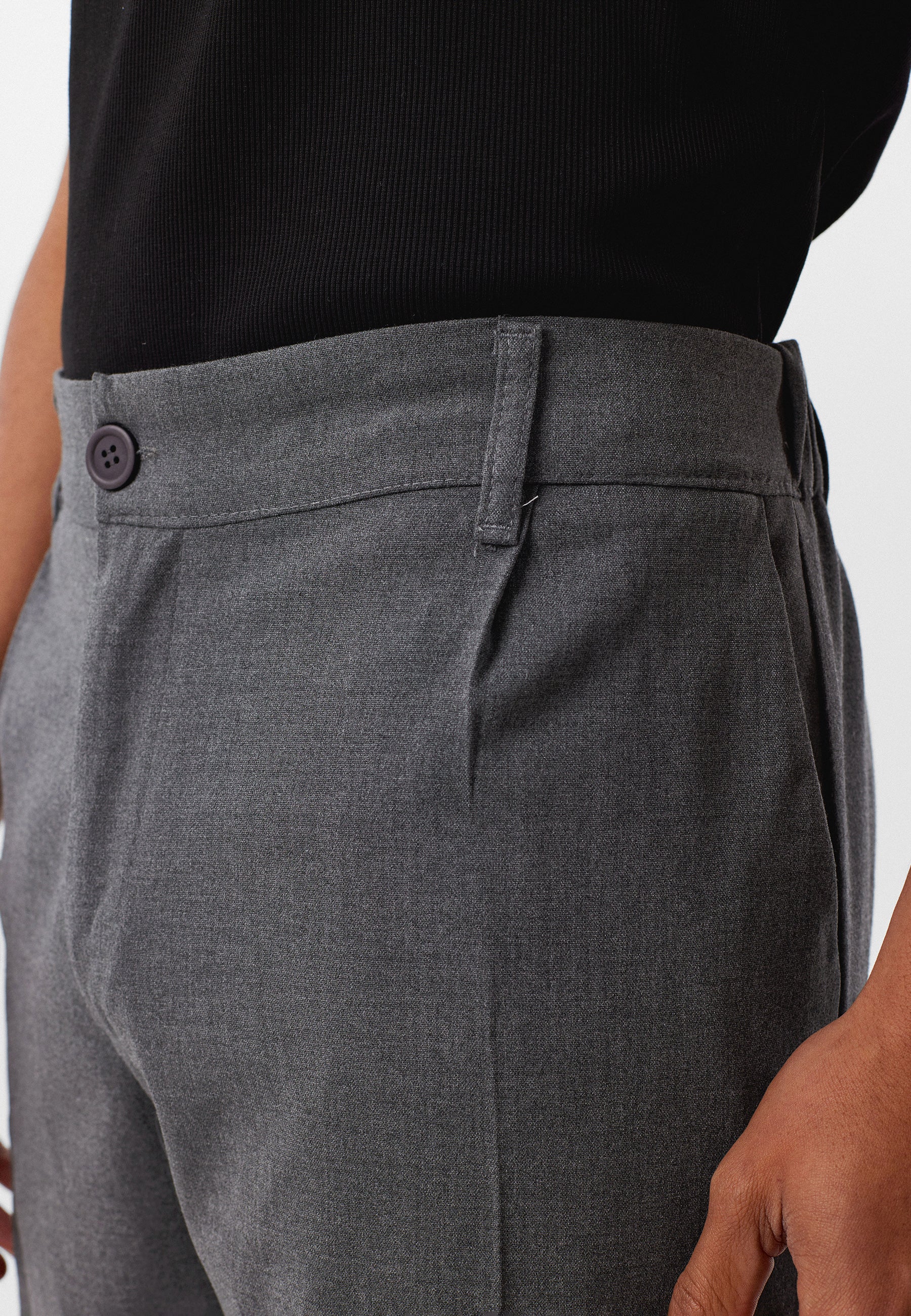 Men’s Loose Fit Blazer in Dark Grey Minimalist Relaxed Tailoring
