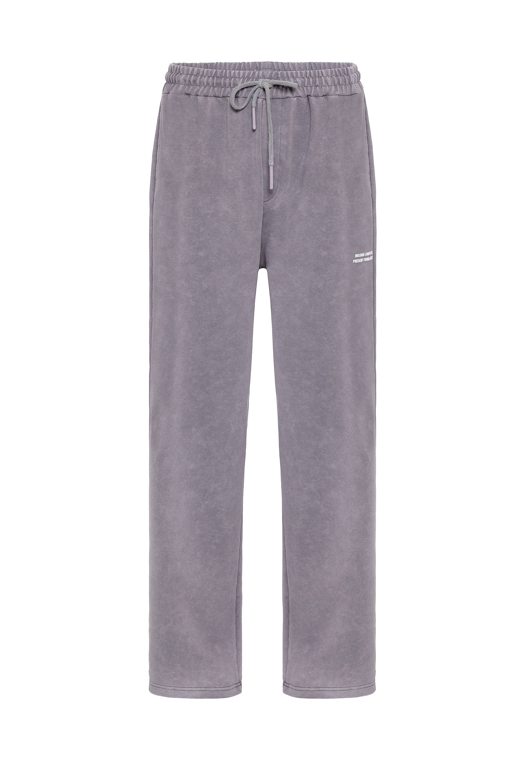 Oversized Washed Track Pants – Street-Ready Comfort with Soft Texture